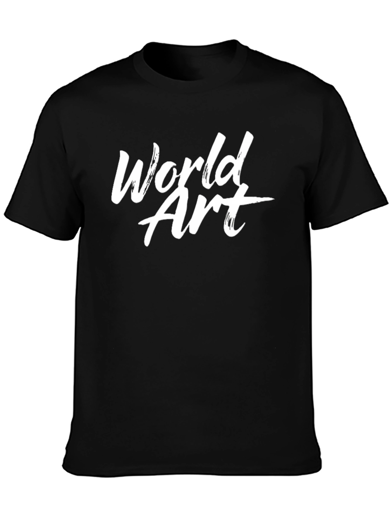 World Art Black T-Shirt