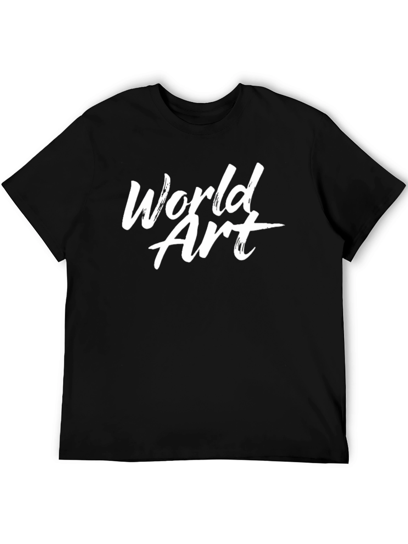 World Art Black T-Shirt
