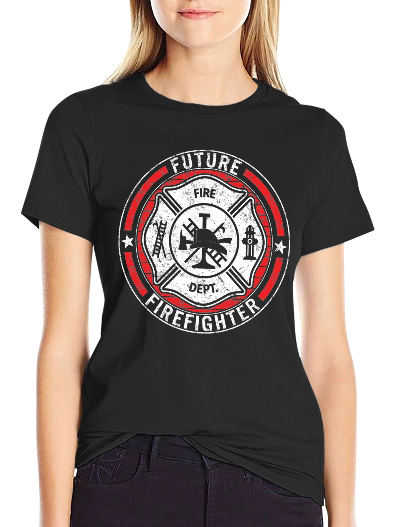 Future Firefighter T-Shirt - Maltese Cross Design