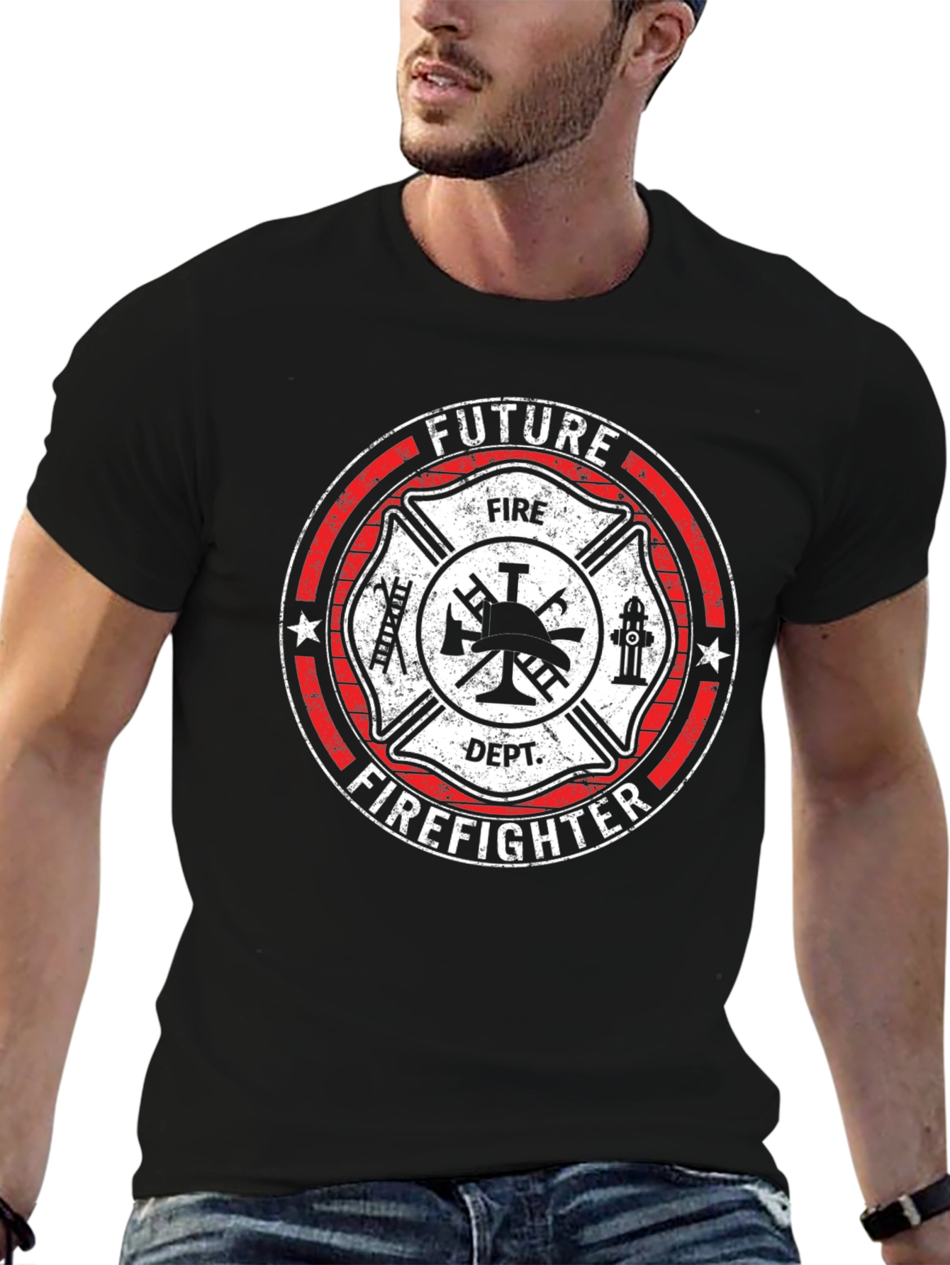 Future Firefighter T-Shirt - Maltese Cross Design