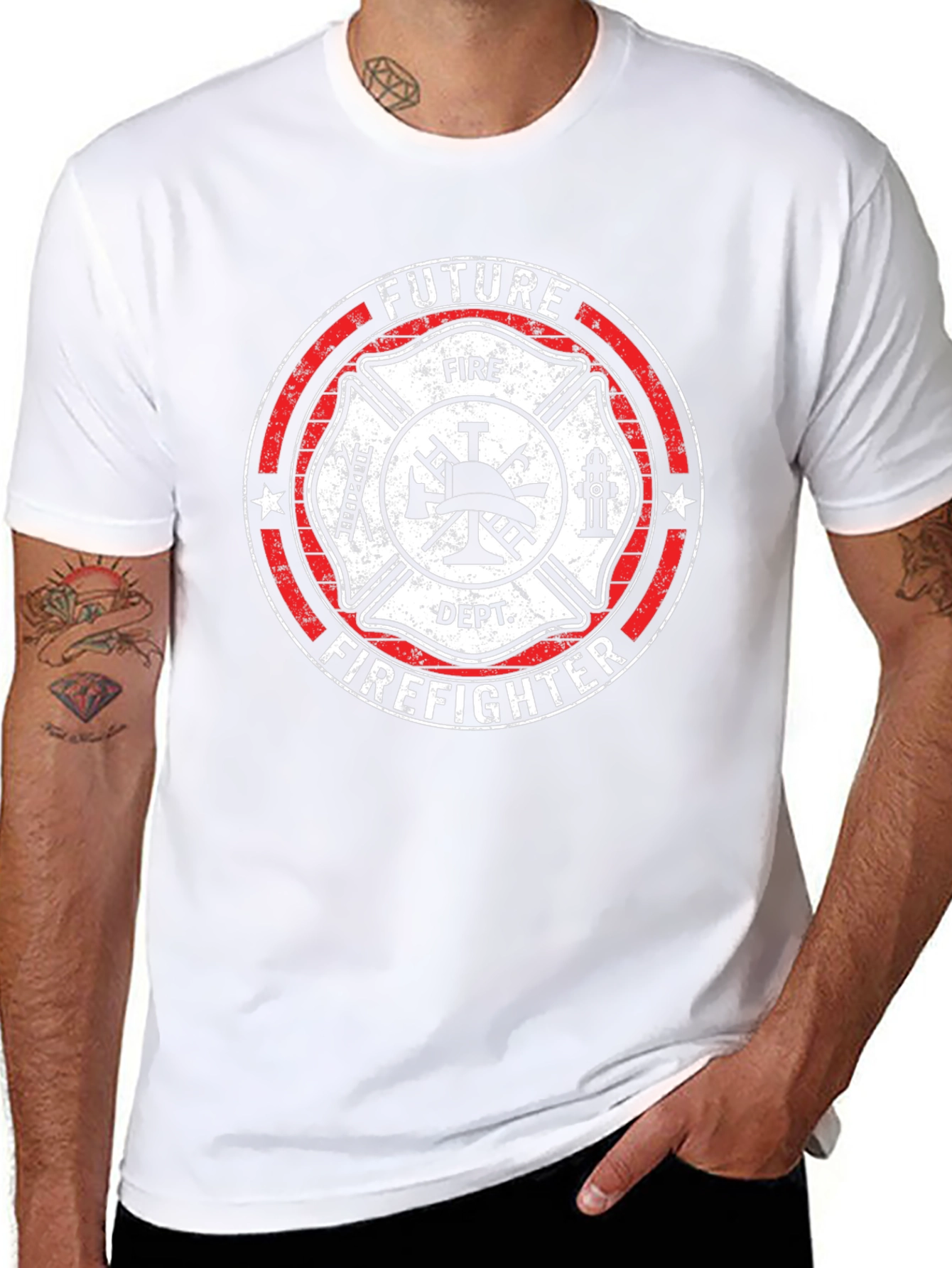 Future Firefighter T-Shirt - Maltese Cross Design