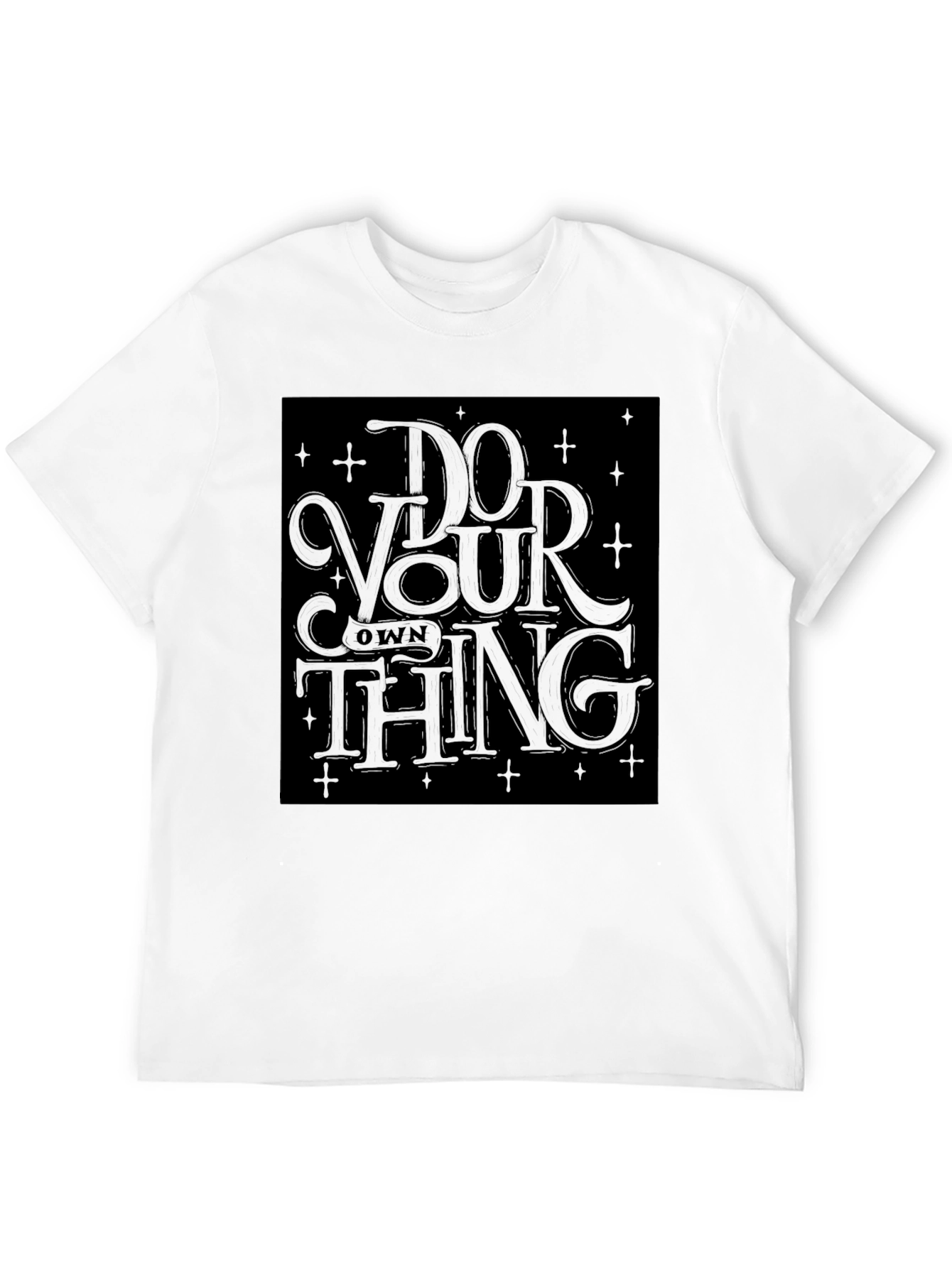Do Your Own Thing Graphic Tee - Black