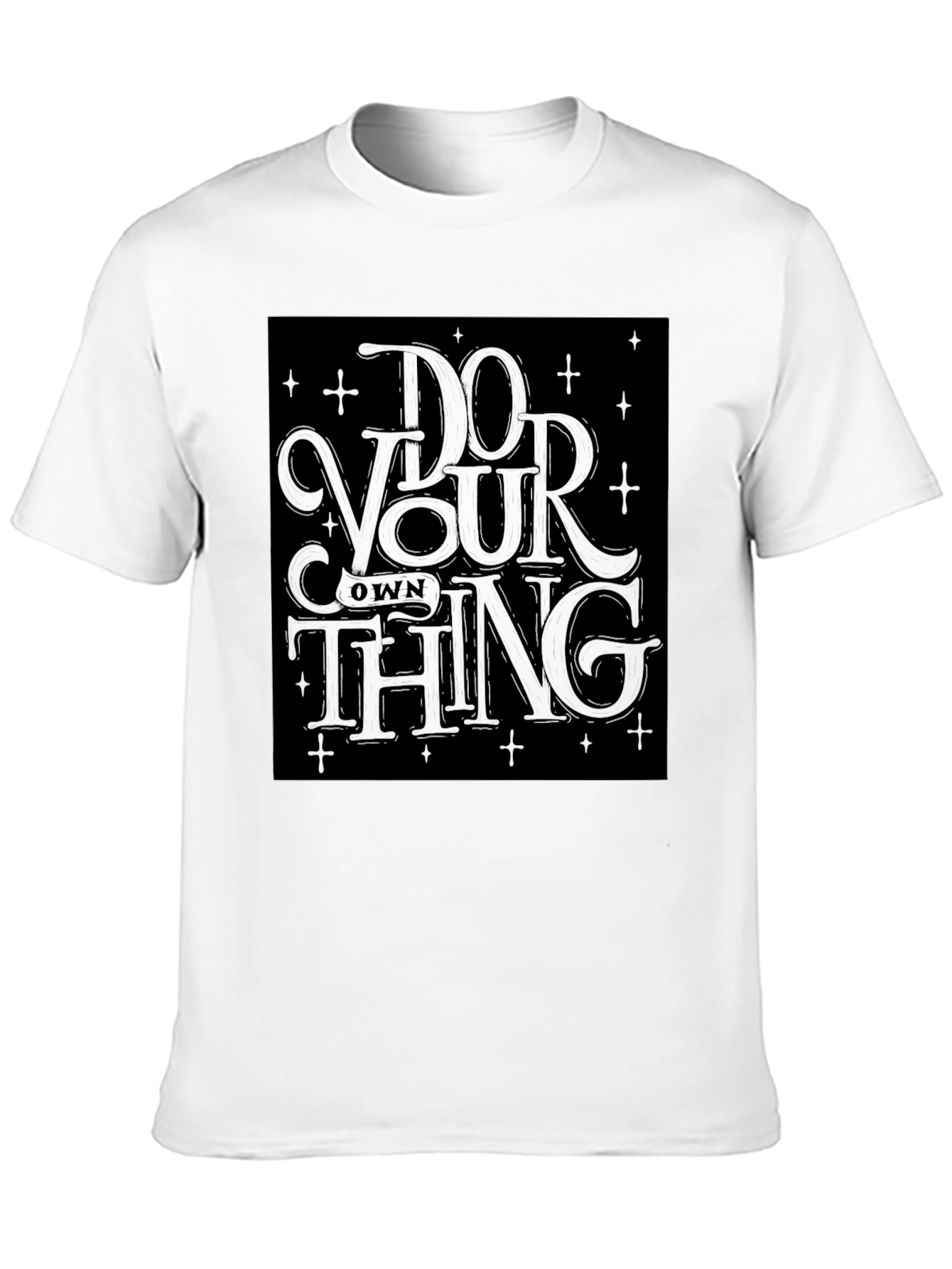Do Your Own Thing Graphic Tee - Black