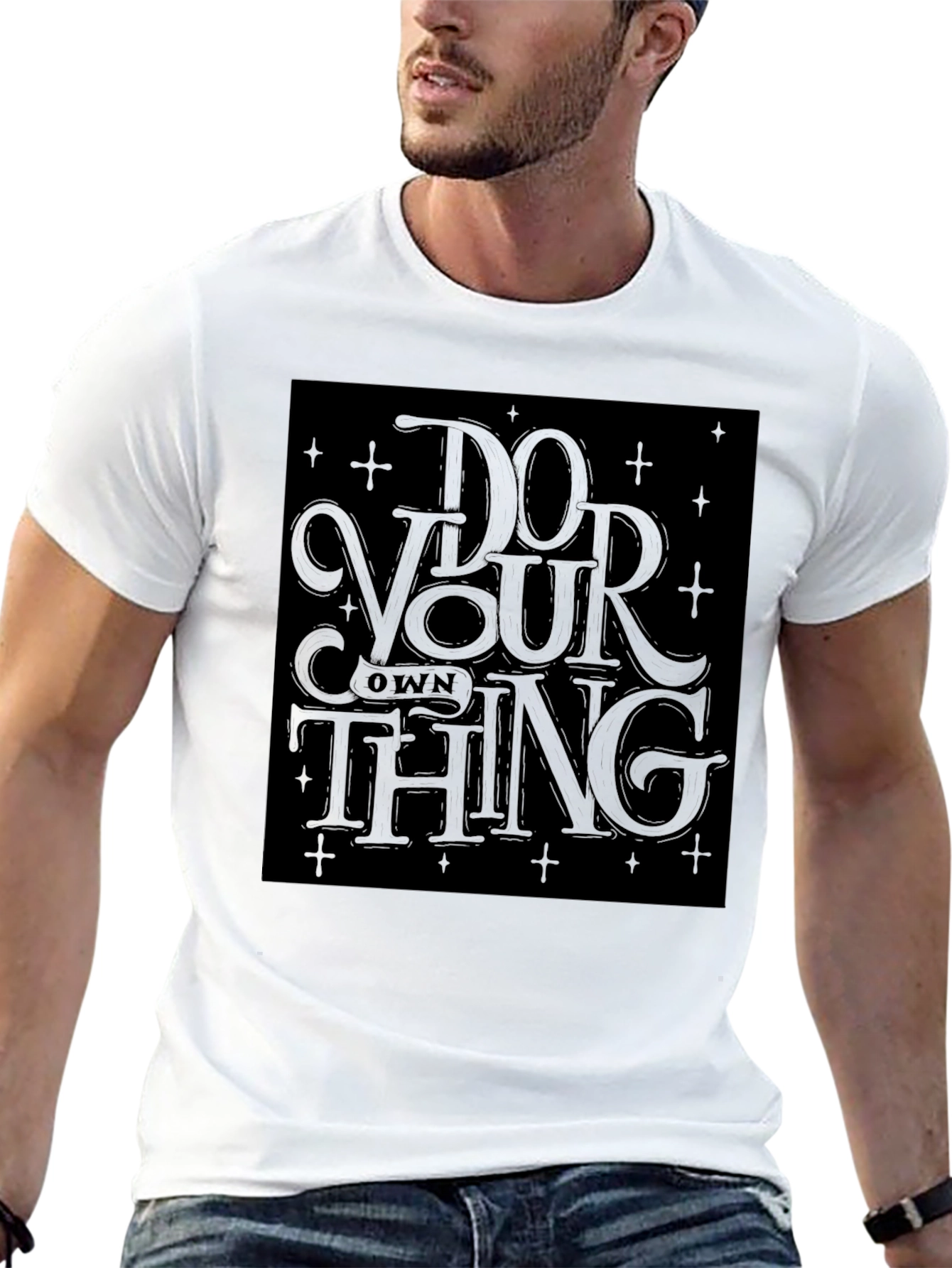 Do Your Own Thing Graphic Tee - Black