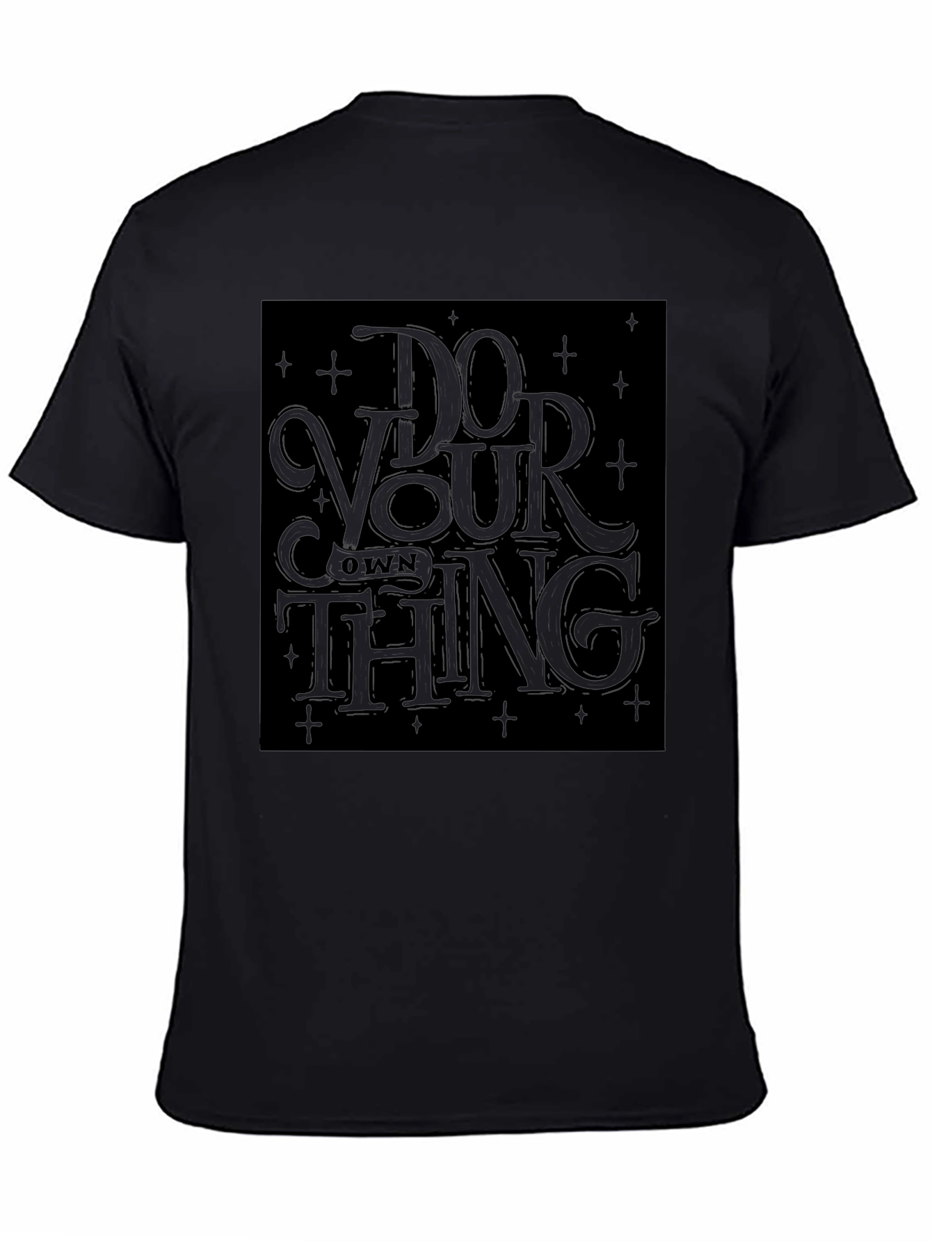 Do Your Own Thing Graphic Tee - Black