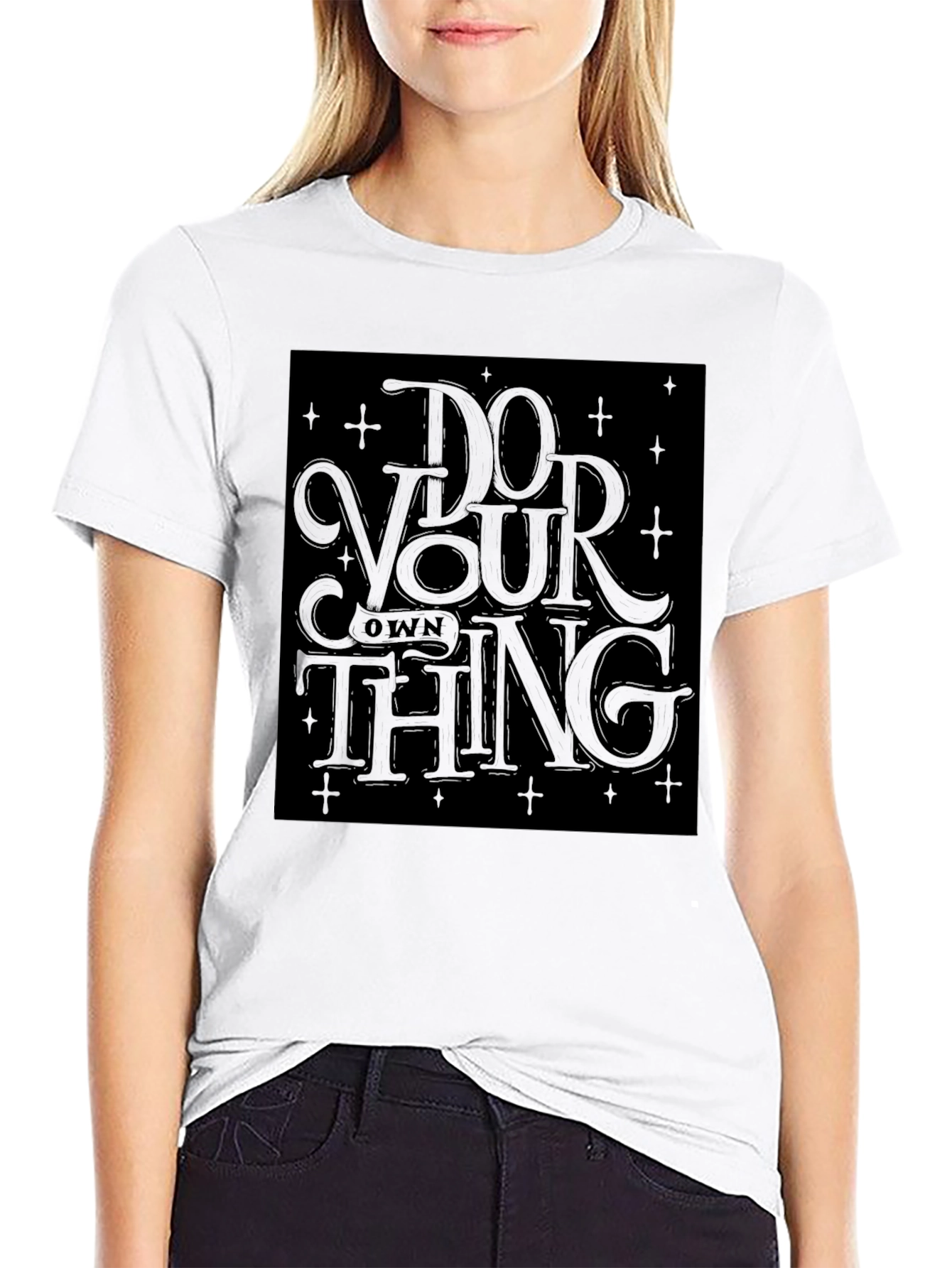 Do Your Own Thing Graphic Tee - Black