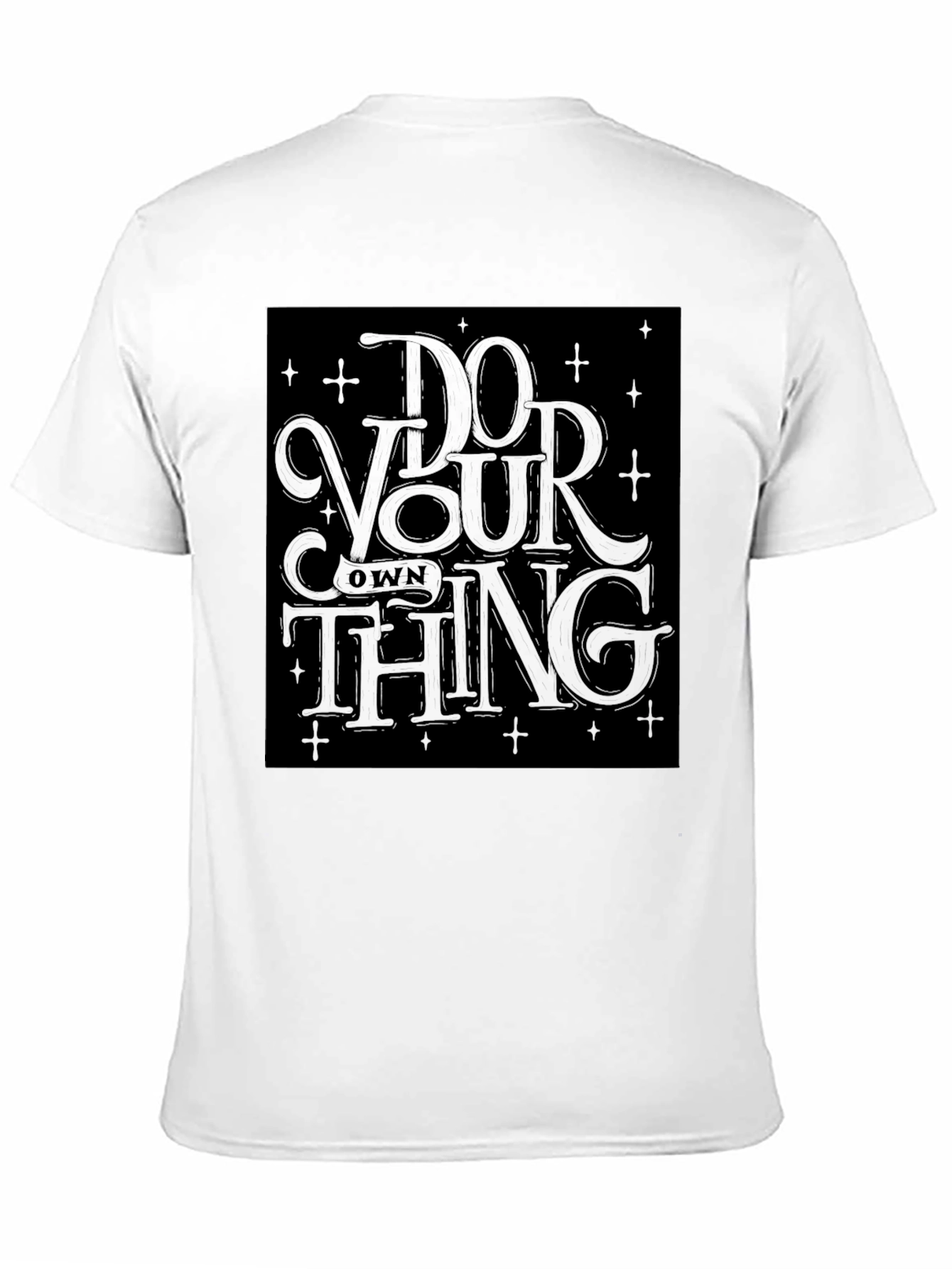 Do Your Own Thing Graphic Tee - Black