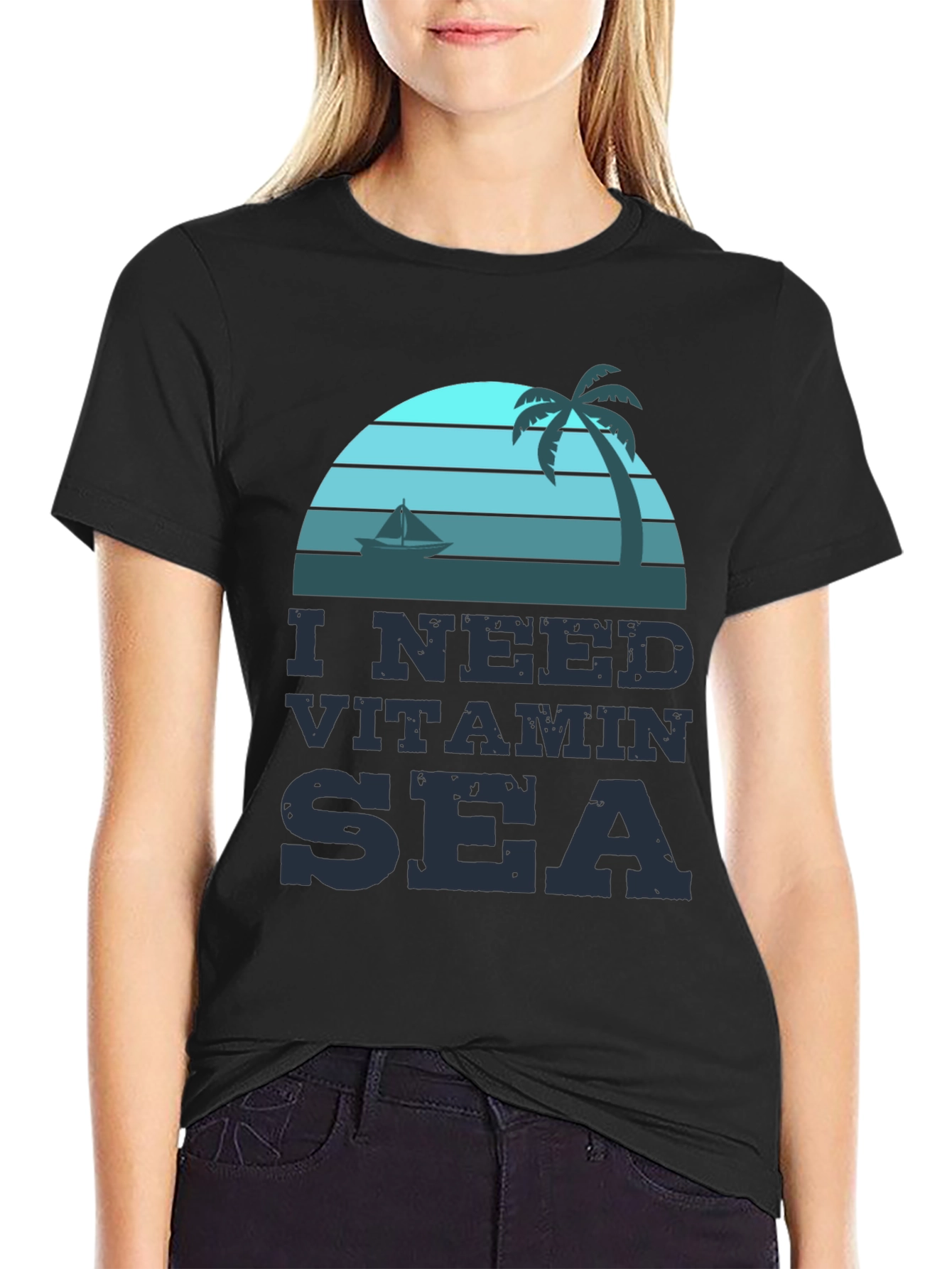 Vitamin Sea Graphic T-Shirt - Beach Life Vibes