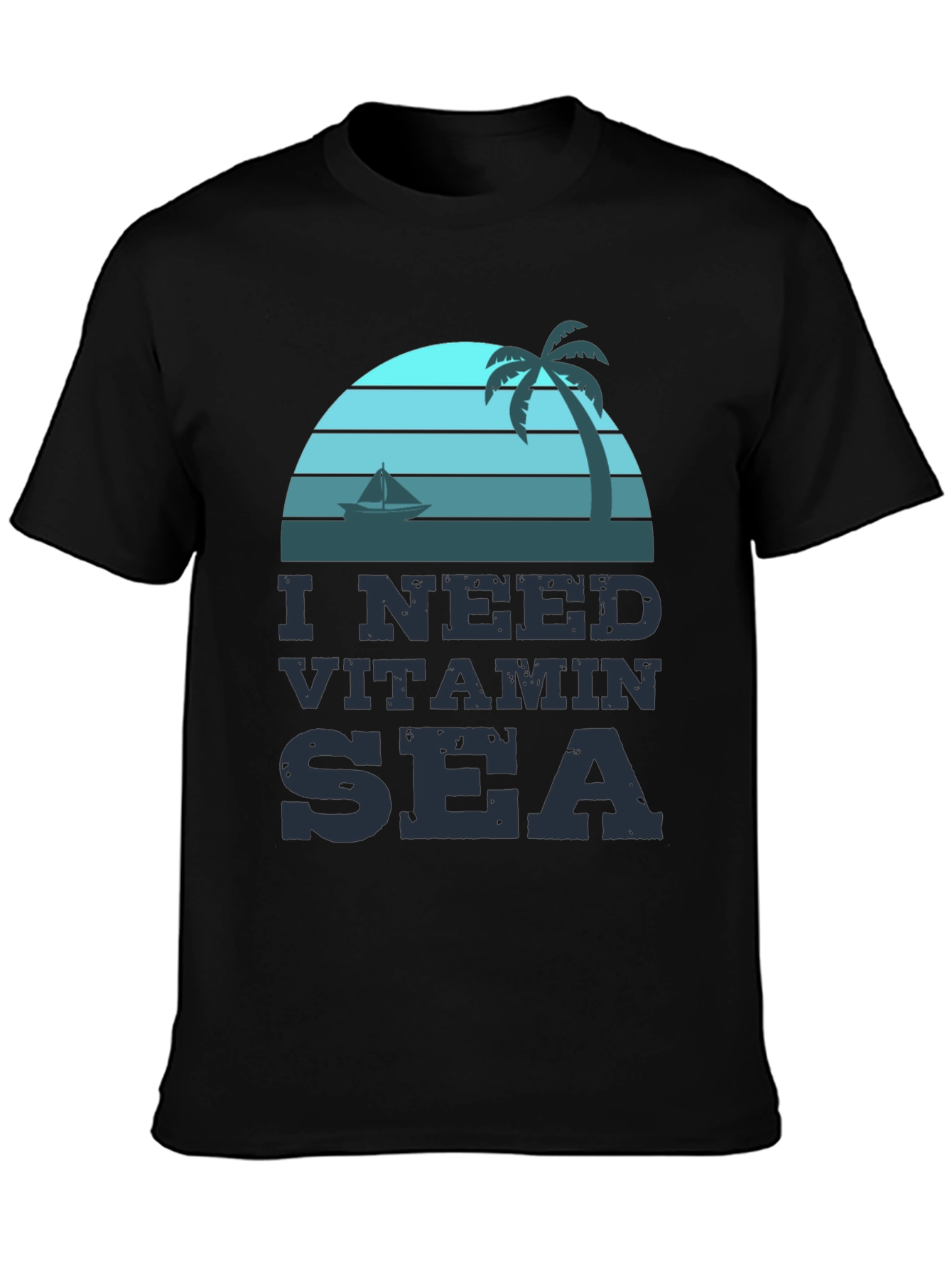 Vitamin Sea Graphic T-Shirt - Beach Life Vibes