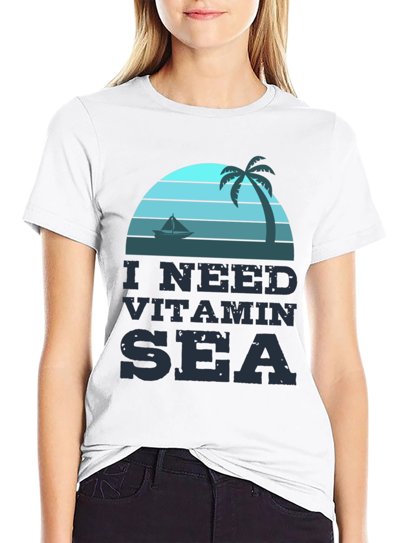 Vitamin Sea Graphic T-Shirt - Beach Life Vibes