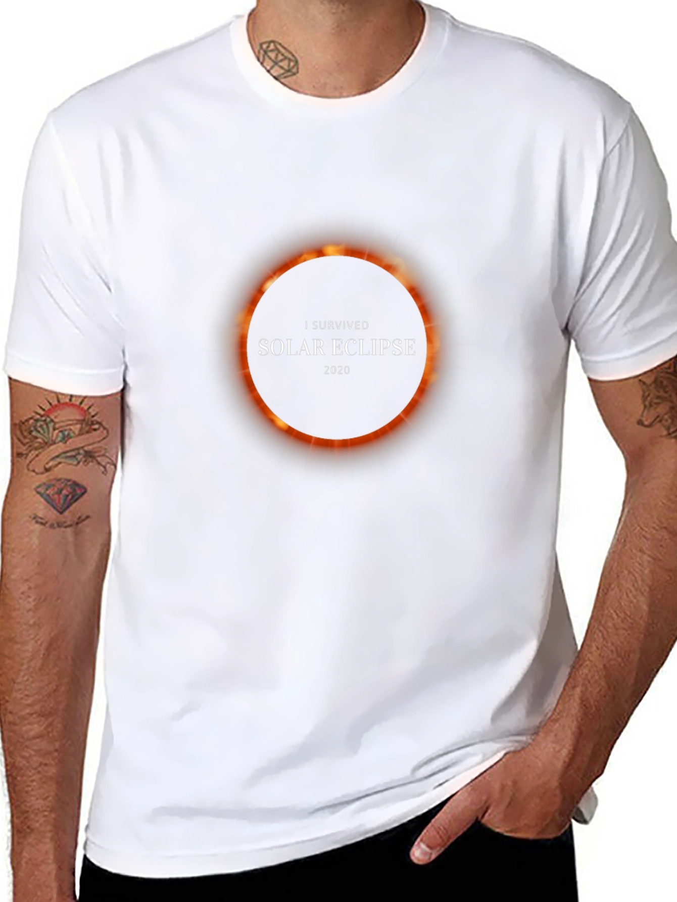 I Survived Solar Eclipse 2020 Black T-Shirt