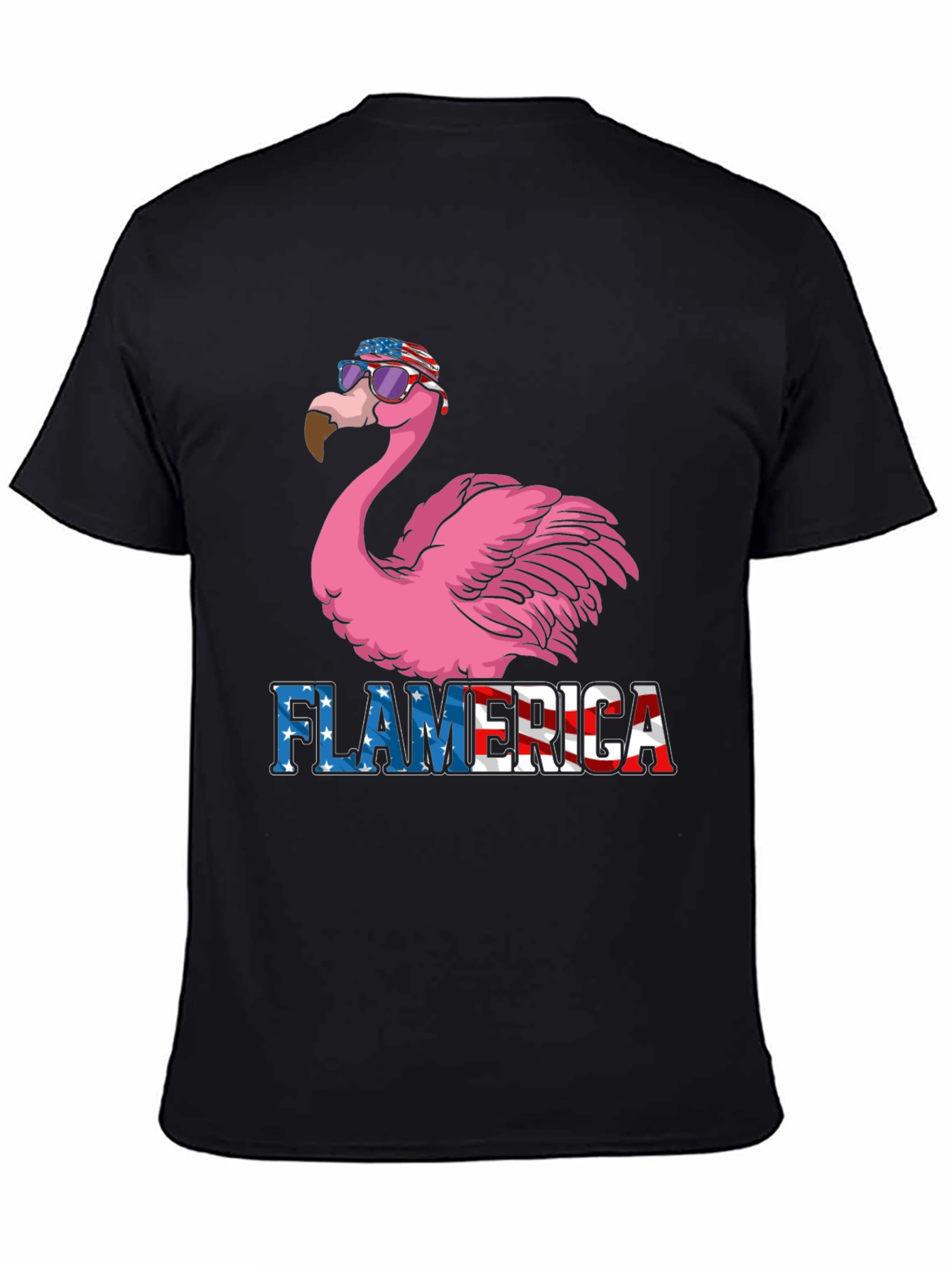 Flamerica Patriotic Flamingo T-Shirt