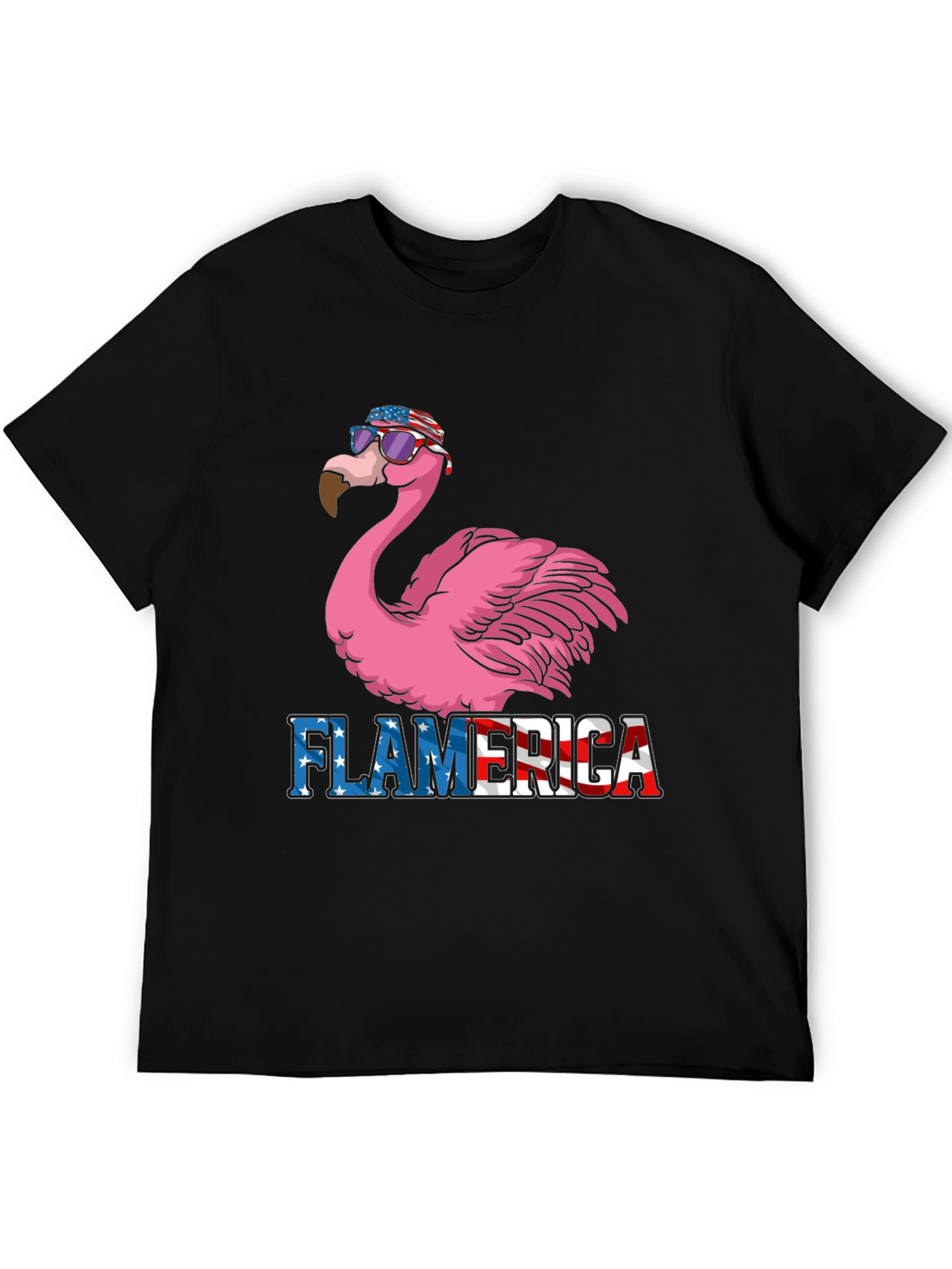 Flamerica Patriotic Flamingo T-Shirt