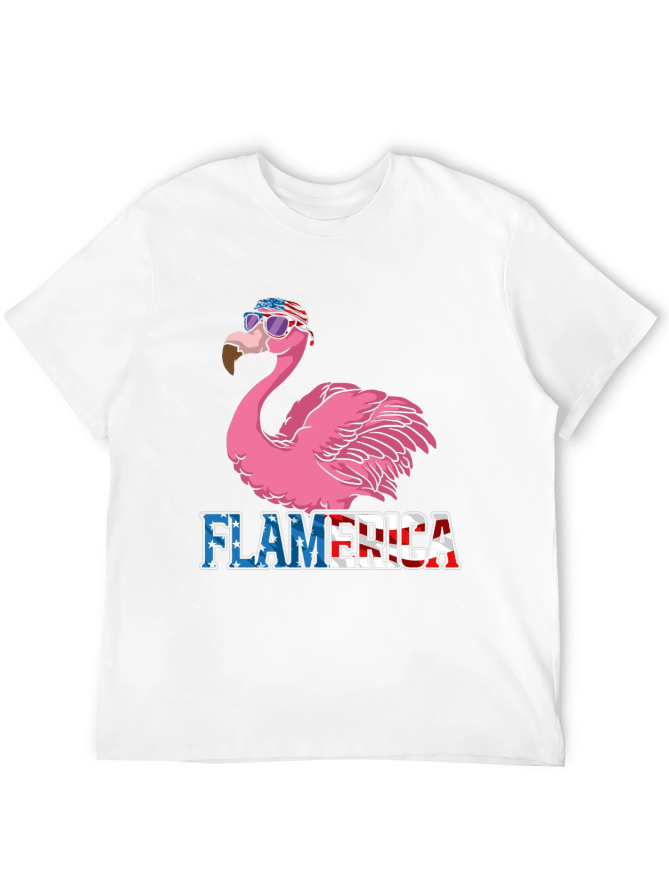 Flamerica Patriotic Flamingo T-Shirt