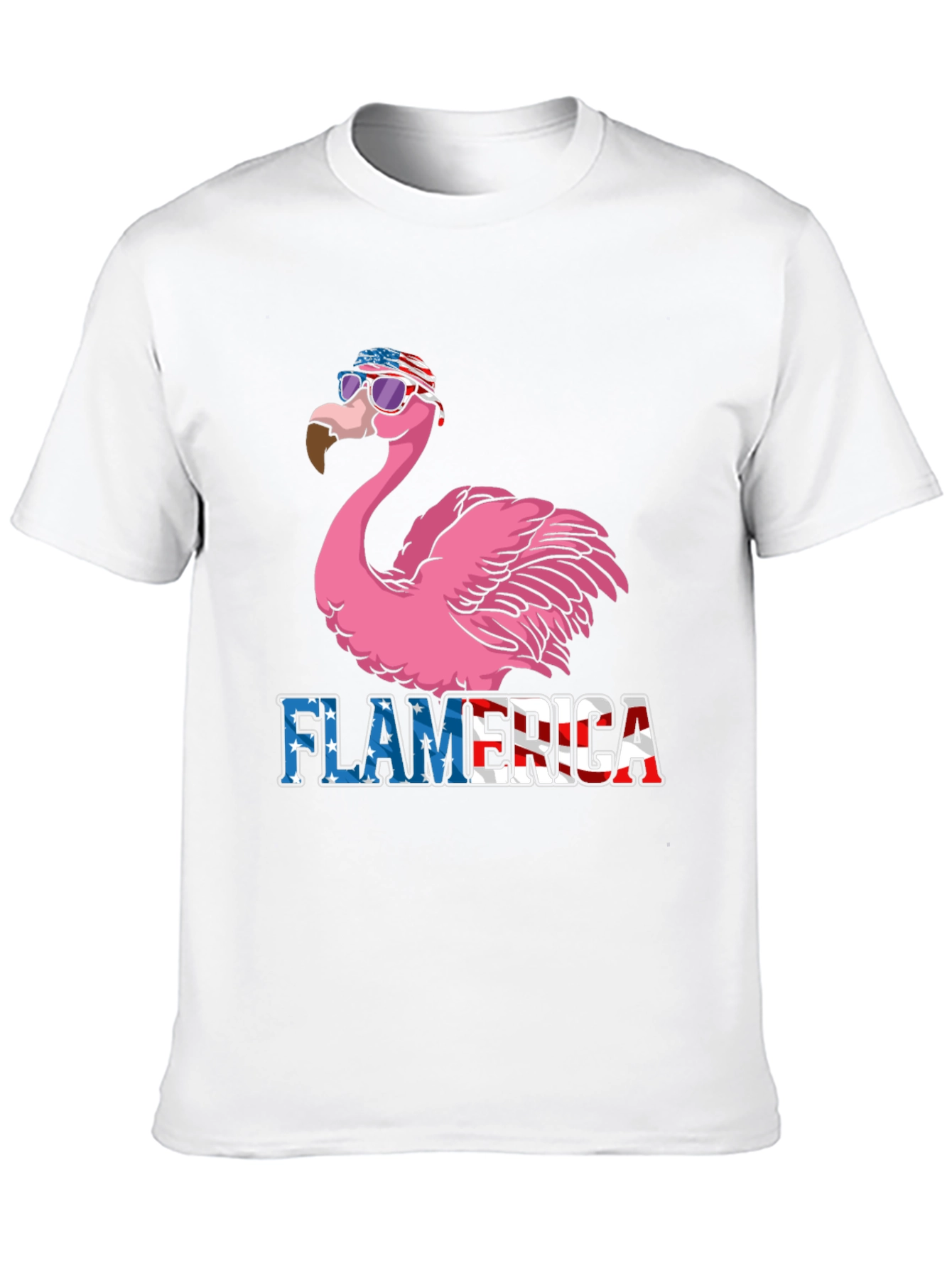 Flamerica Patriotic Flamingo T-Shirt