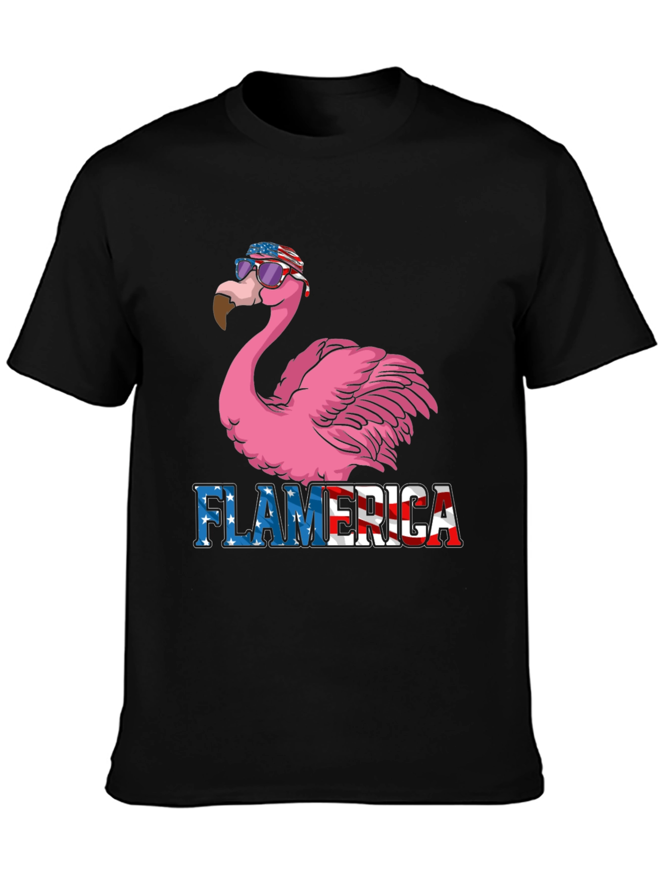 Flamerica Patriotic Flamingo T-Shirt