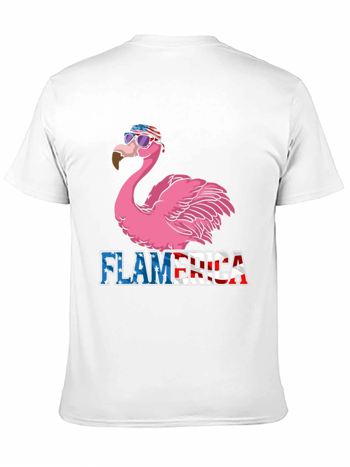 Flamerica Patriotic Flamingo T-Shirt