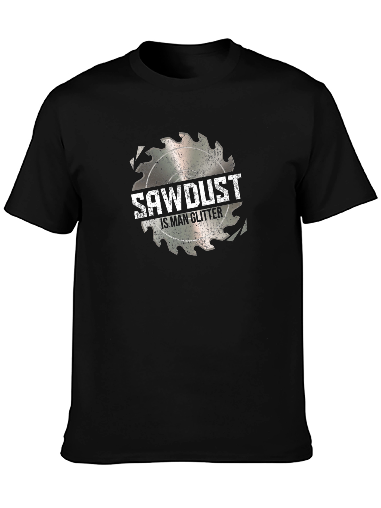 Sawdust is Man Glitter Graphic Tee