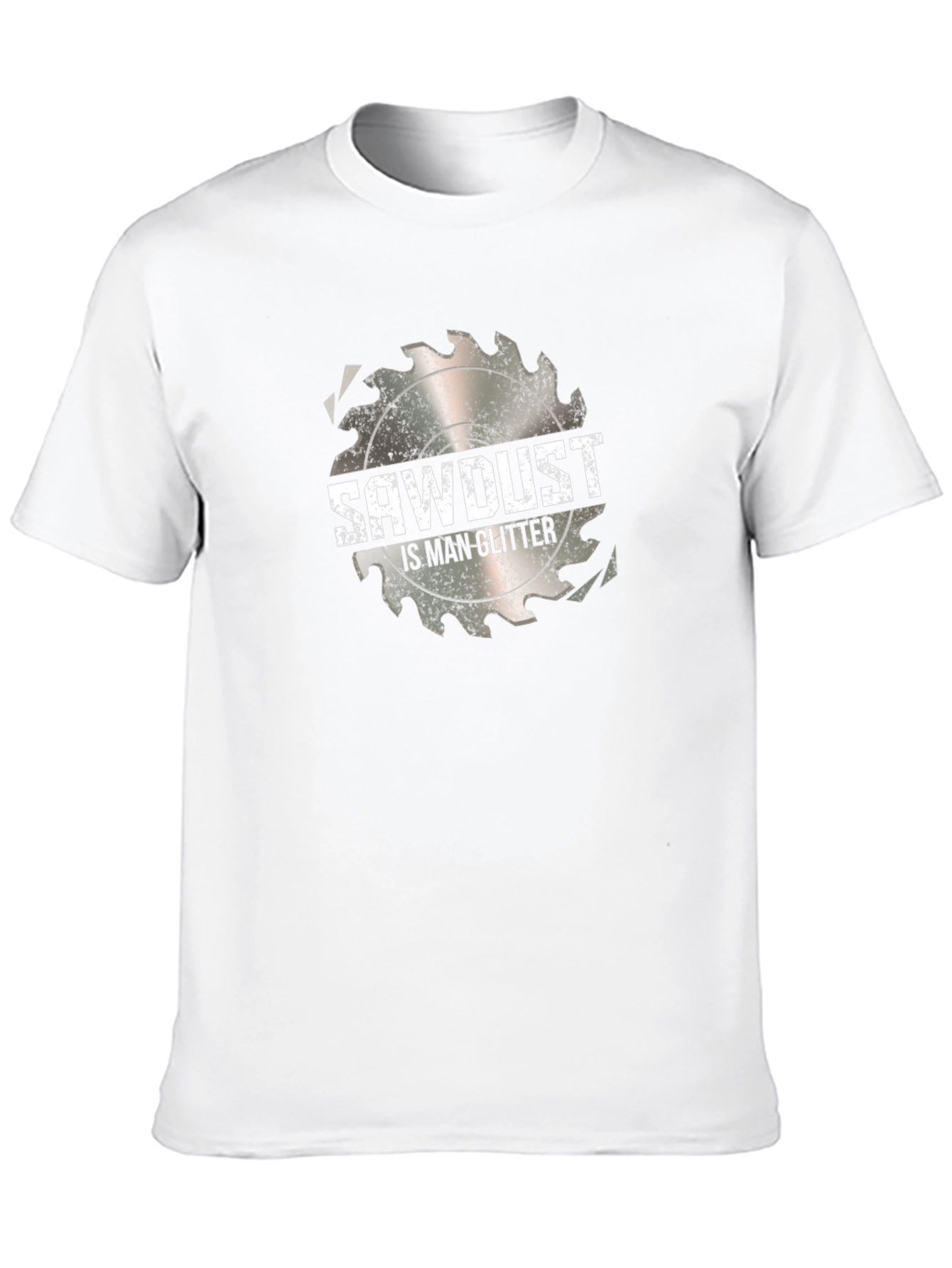 Sawdust is Man Glitter Graphic Tee
