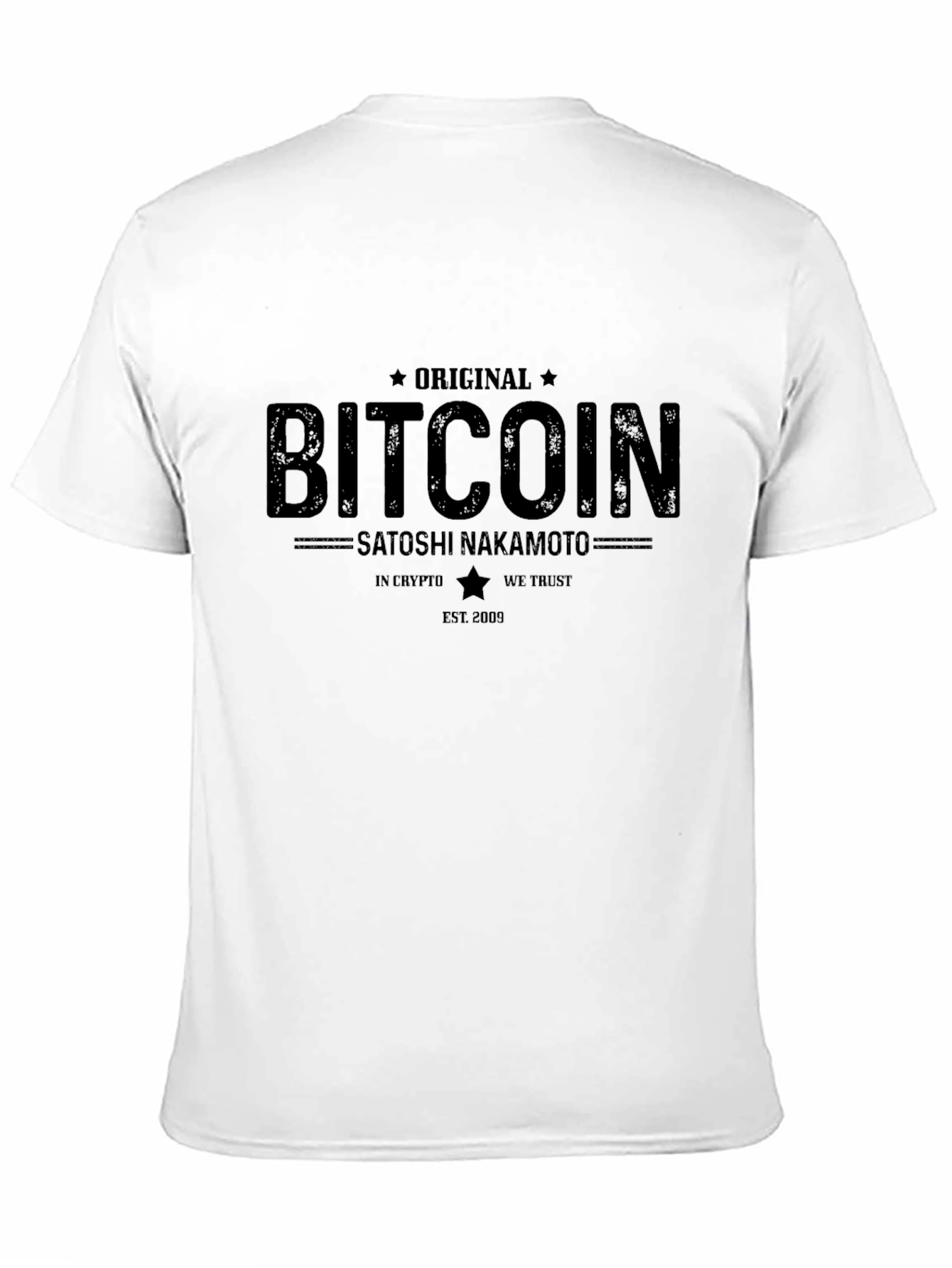 Bitcoin Satoshi Nakamoto T-Shirt - Crypto Enthusiast Tee