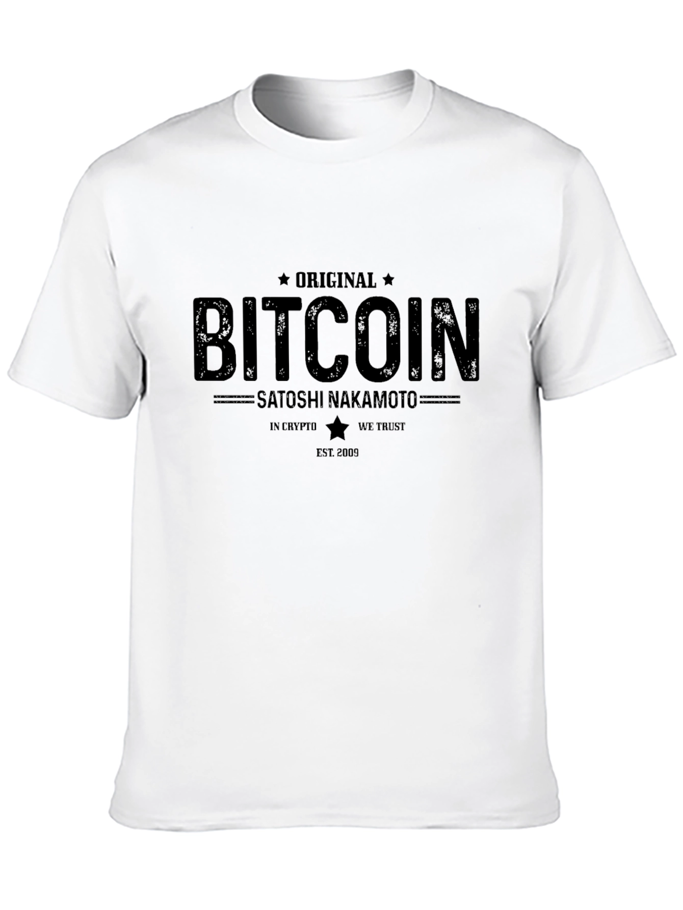 Bitcoin Satoshi Nakamoto T-Shirt - Crypto Enthusiast Tee