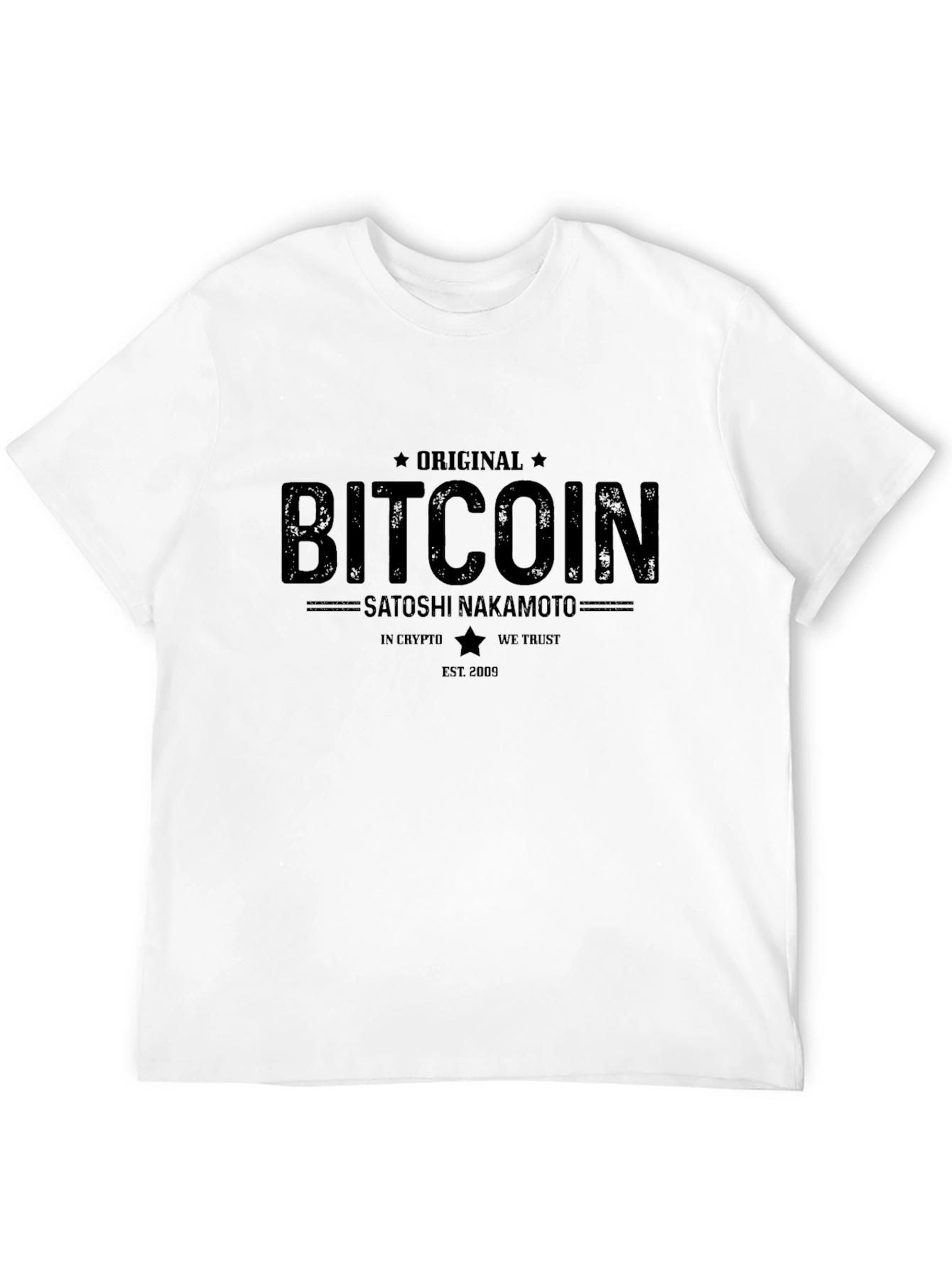 Bitcoin Satoshi Nakamoto T-Shirt - Crypto Enthusiast Tee