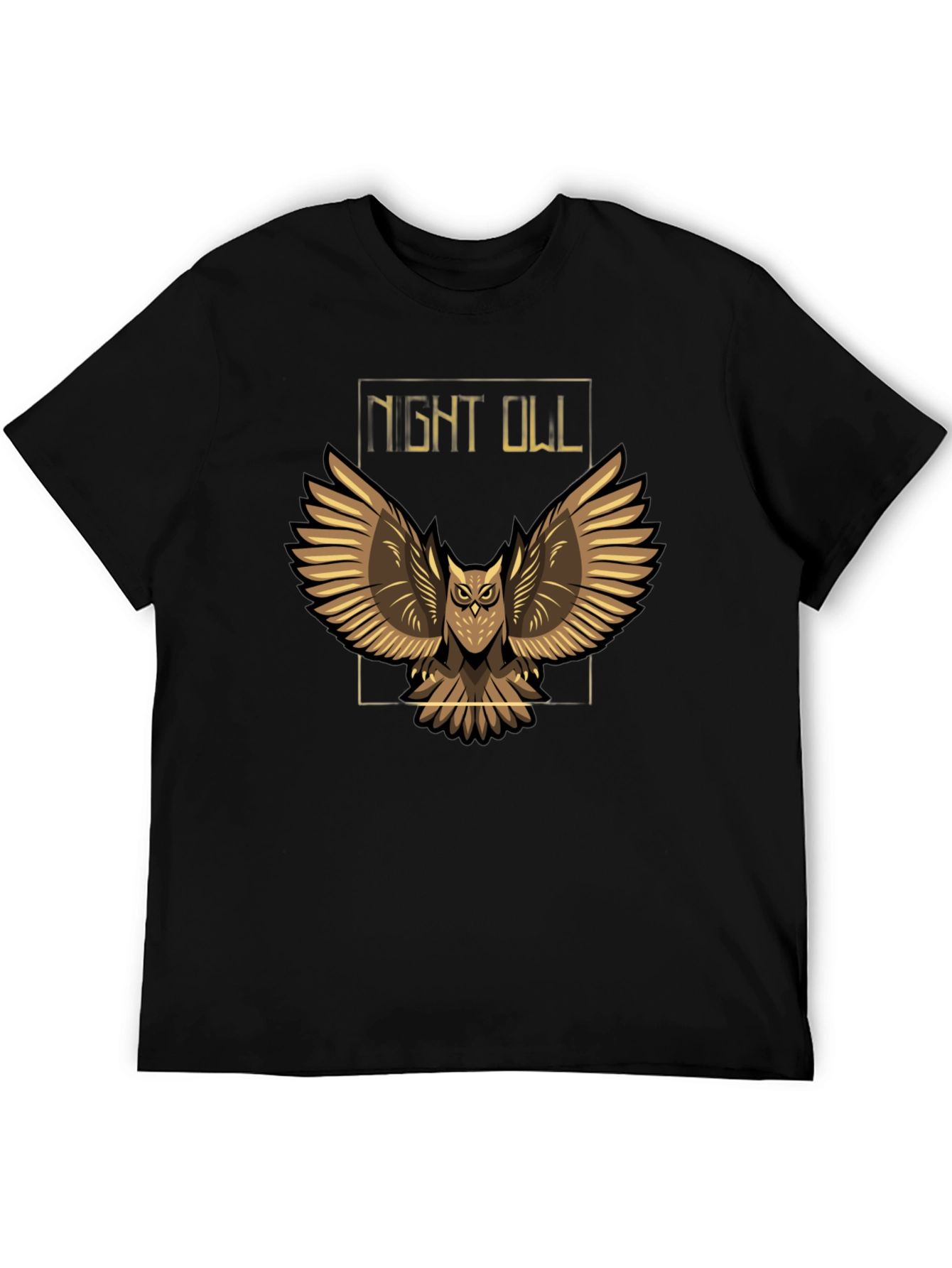 Night Owl Graphic T-Shirt - Black