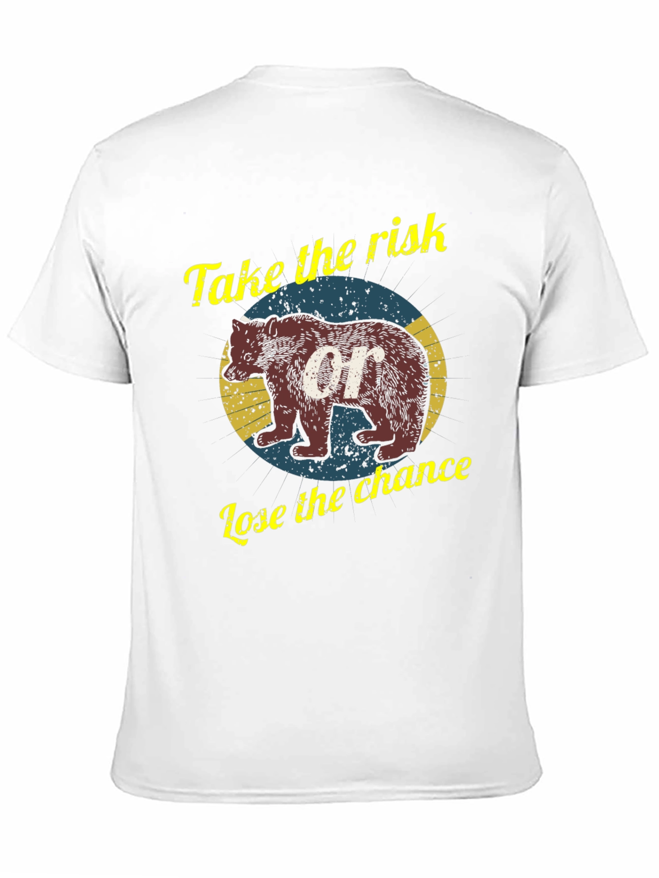 Risk Taker Graphic Tee - Bear Design