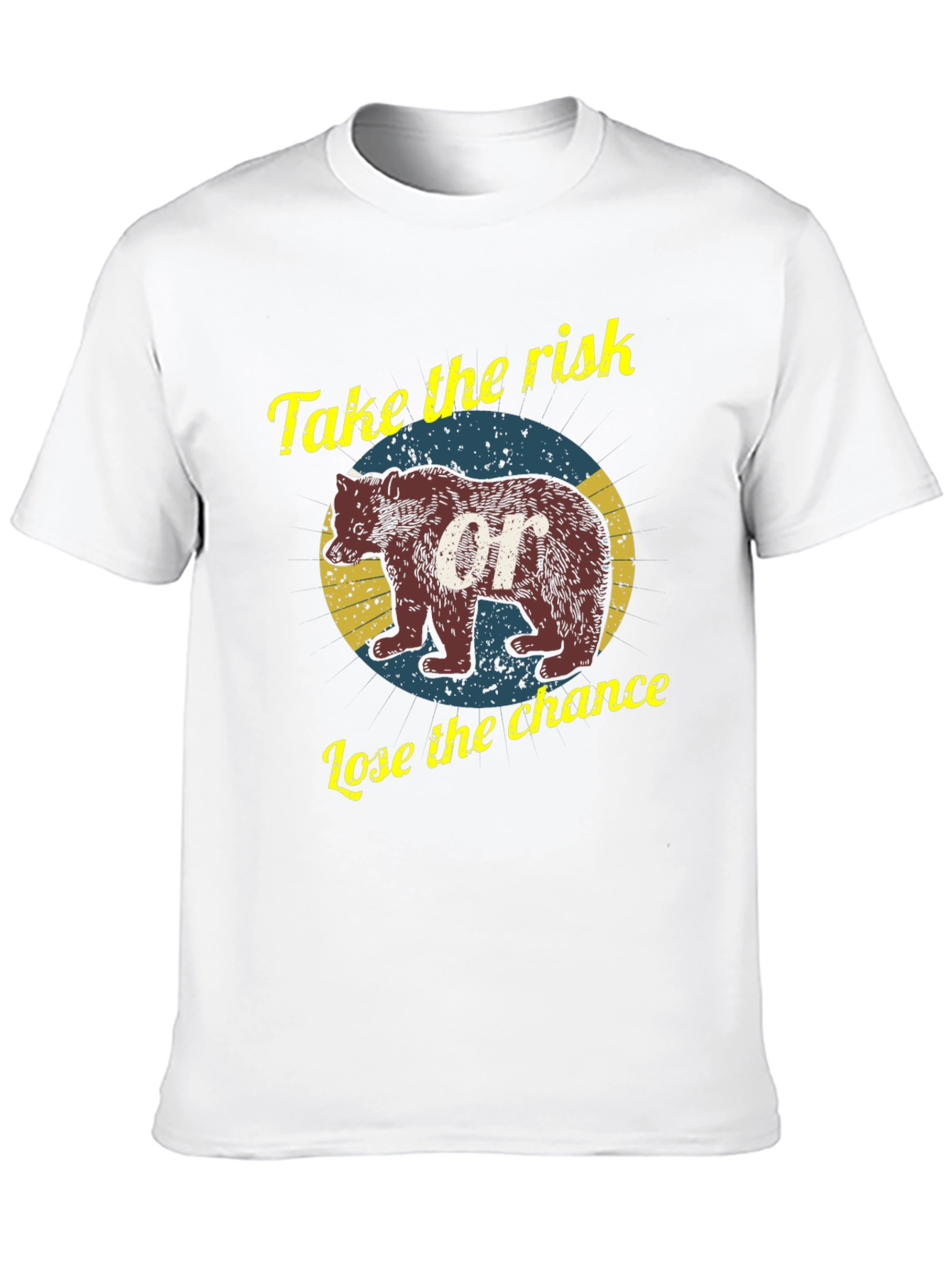 Risk Taker Graphic Tee - Bear Design