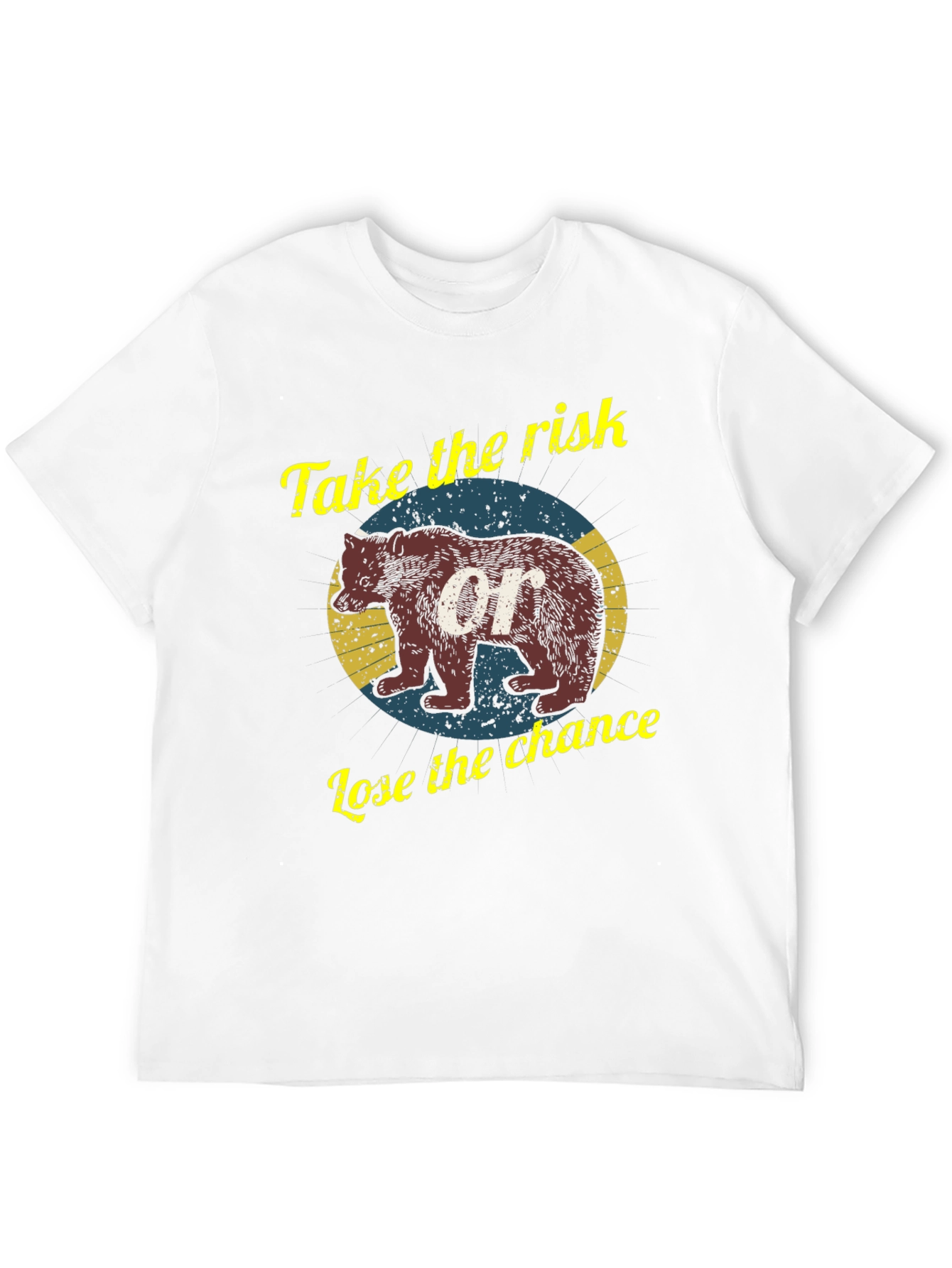 Risk Taker Graphic Tee - Bear Design