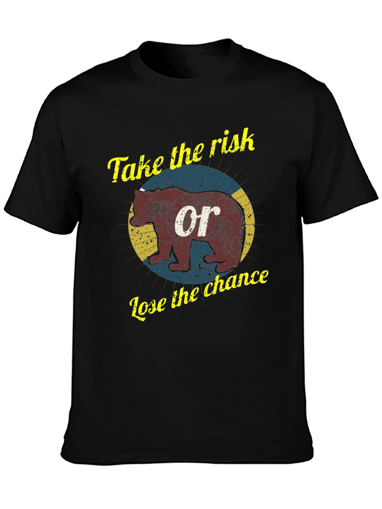 Risk Taker Graphic Tee - Bear Design