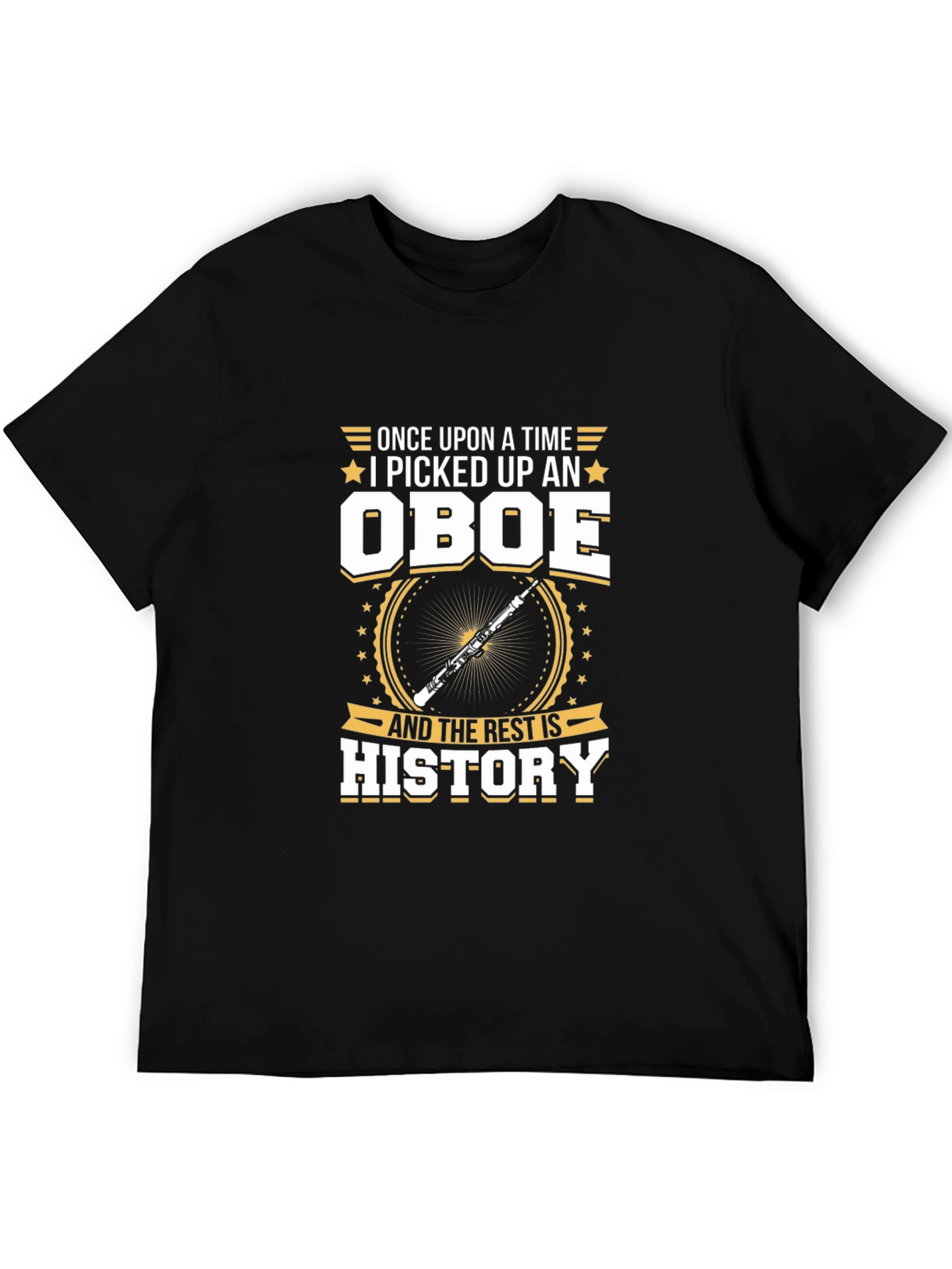 Oboe History T-Shirt: Musicians Gift