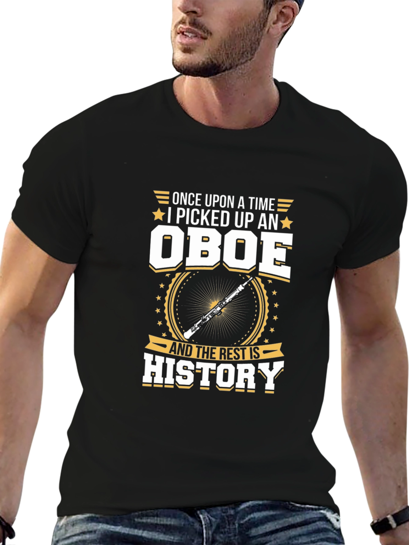 Oboe History T-Shirt: Musicians Gift