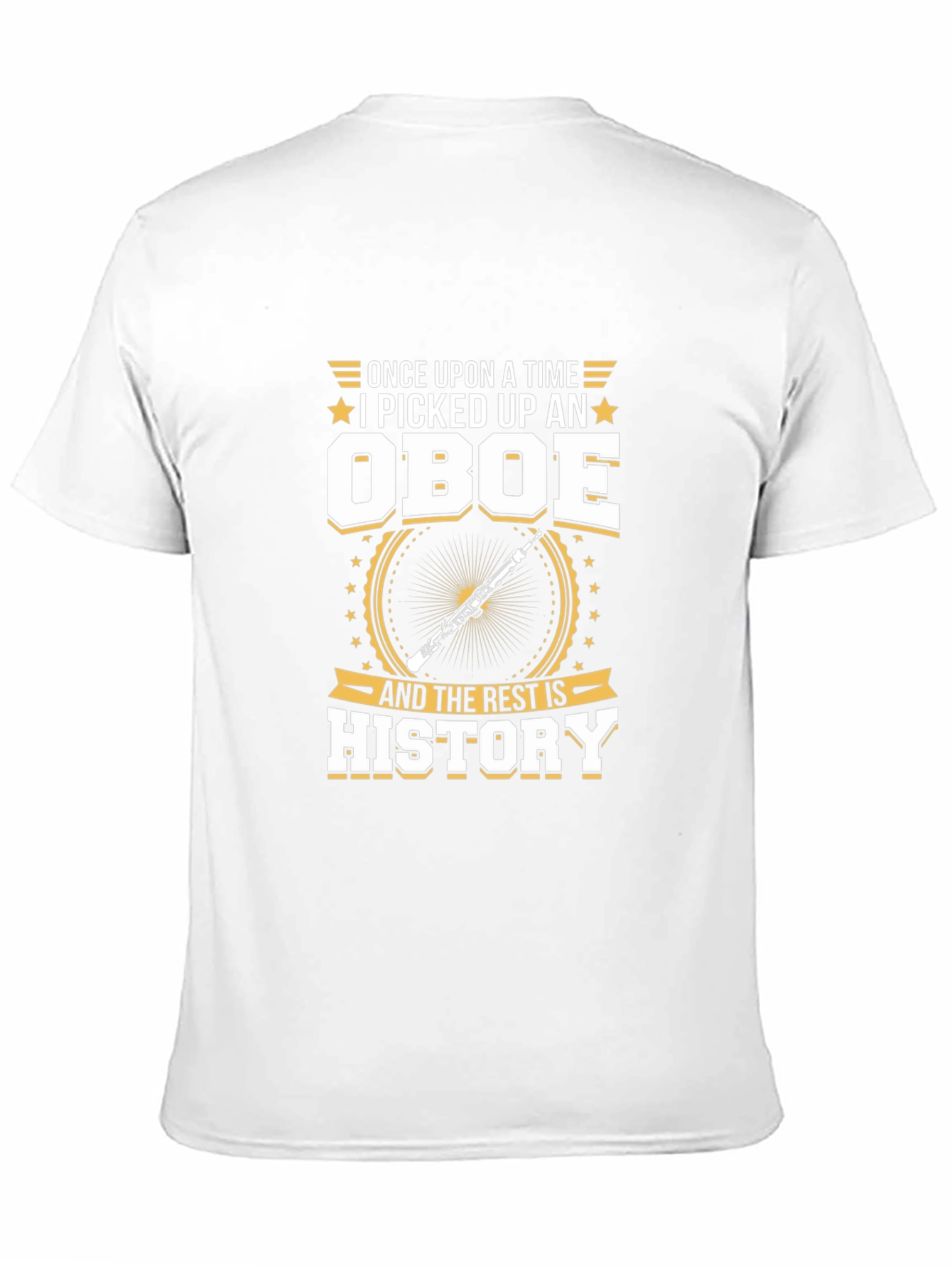 Oboe History T-Shirt: Musicians Gift