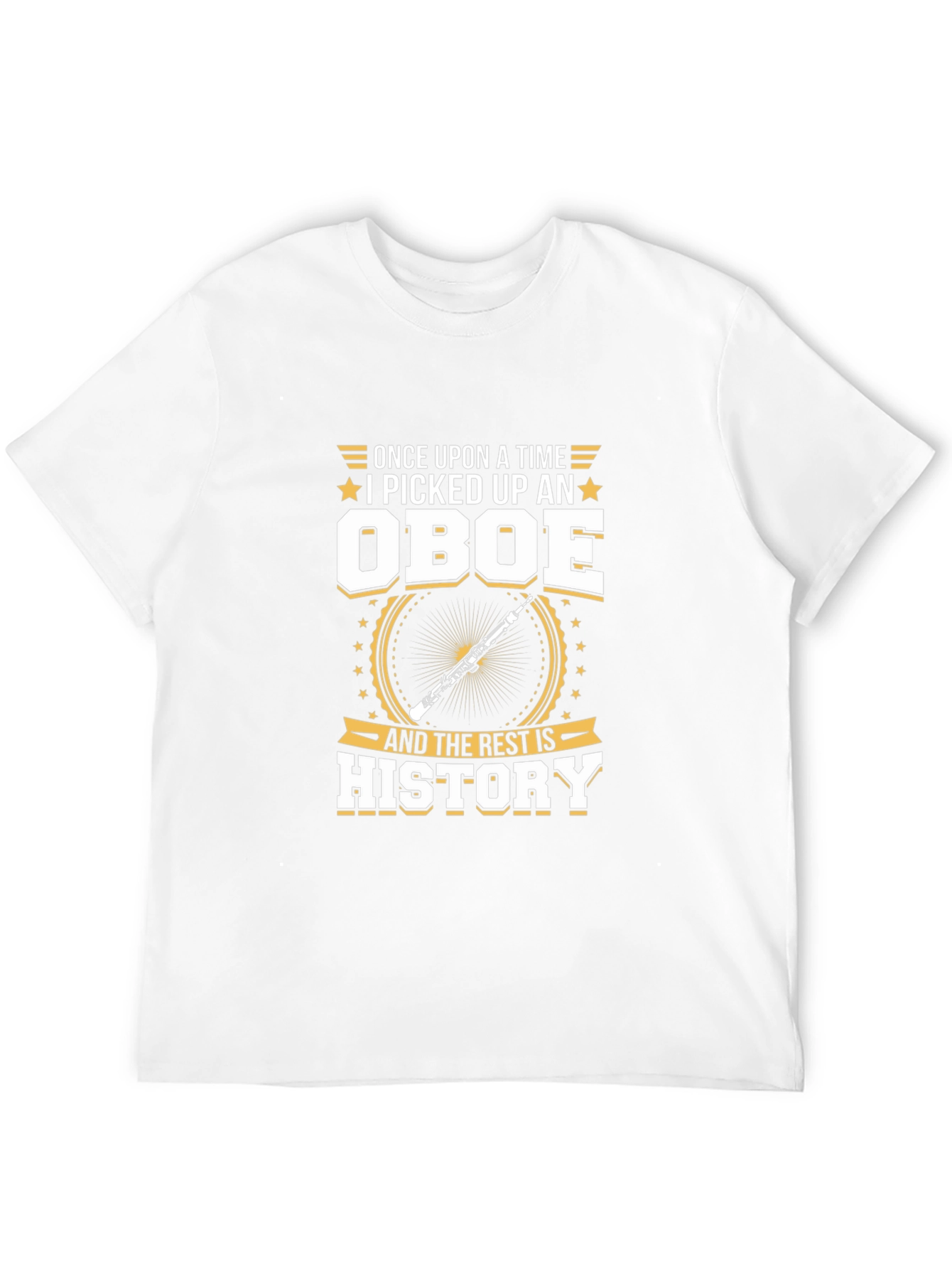 Oboe History T-Shirt: Musicians Gift