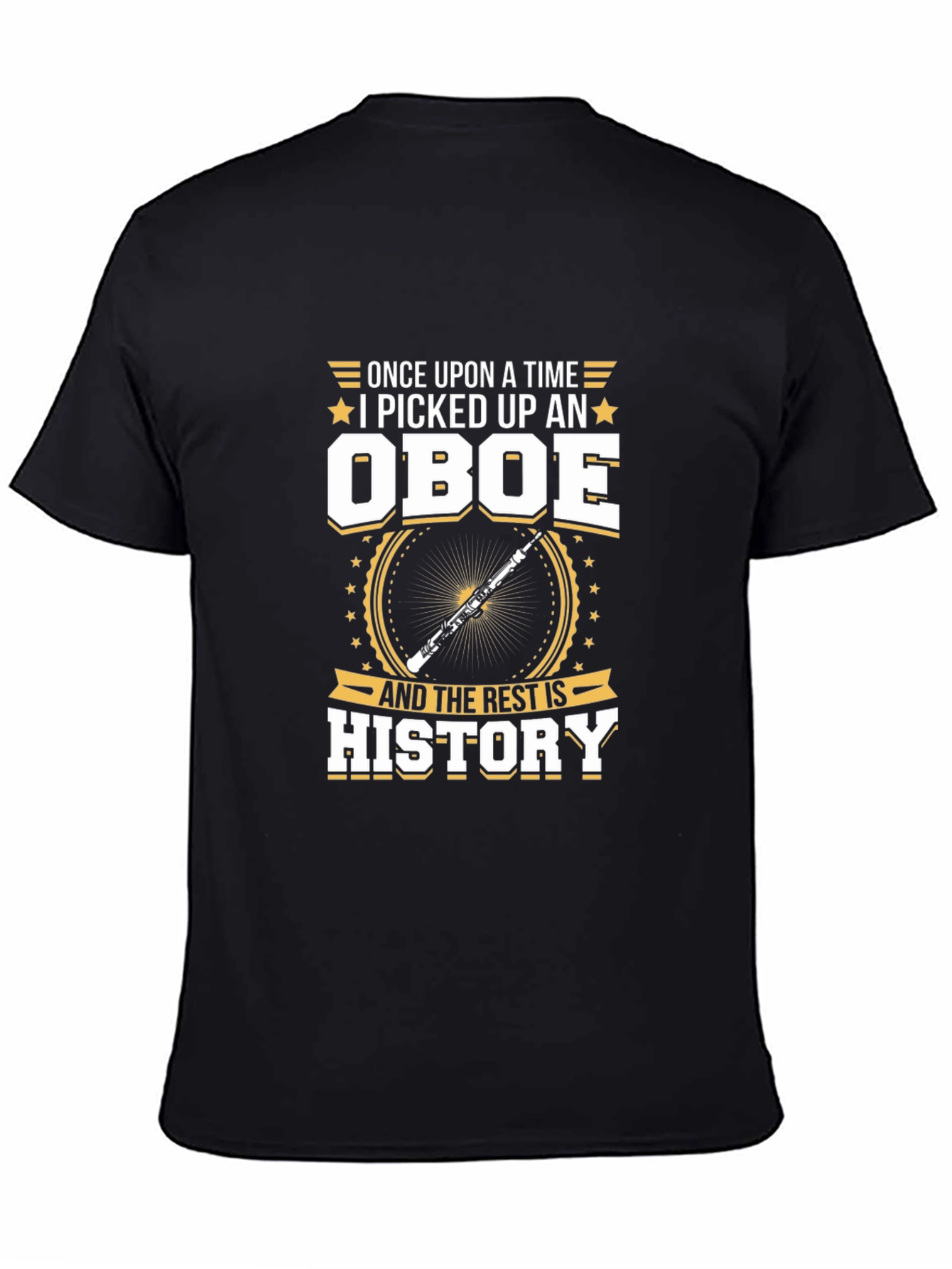 Oboe History T-Shirt: Musicians Gift
