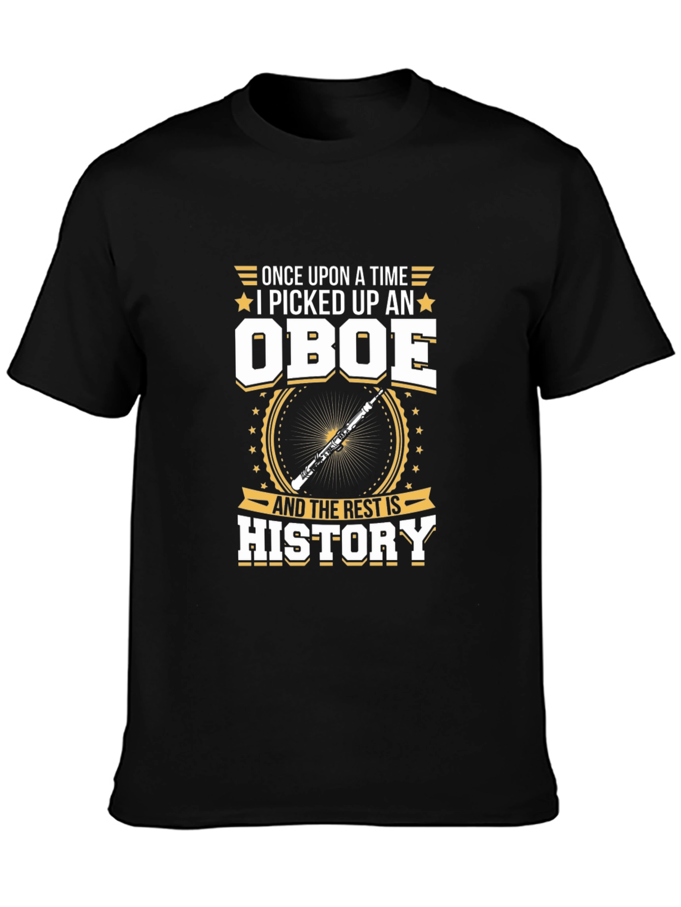 Oboe History T-Shirt: Musicians Gift