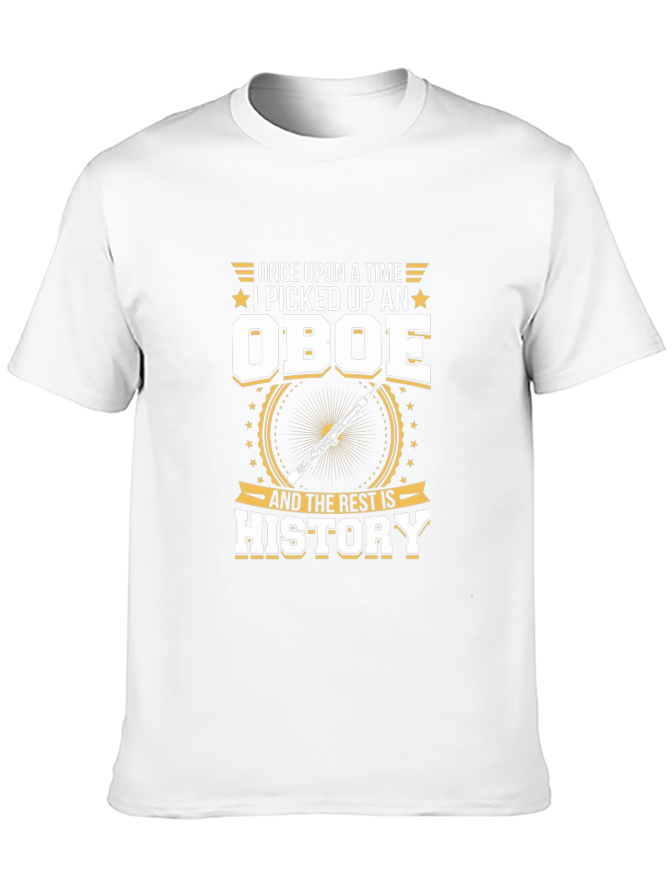 Oboe History T-Shirt: Musicians Gift