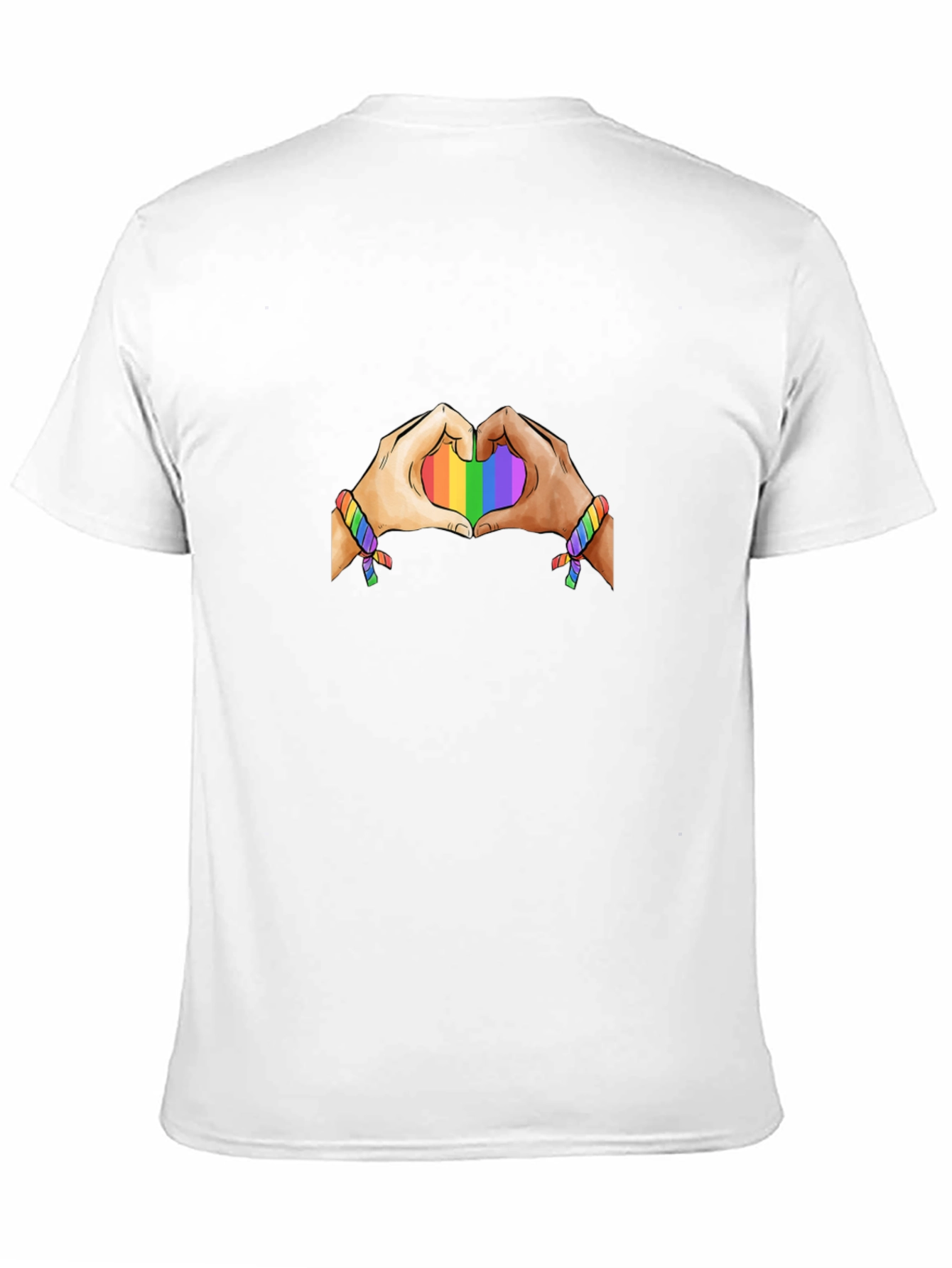 Pride Heart Hands T-Shirt - Black