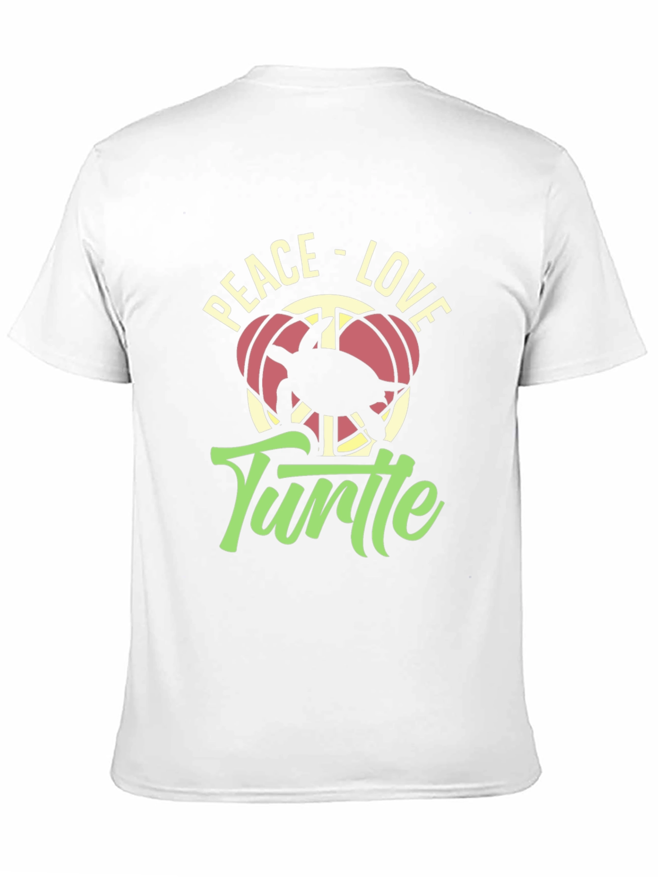 Peace Love Turtle Graphic T-Shirt