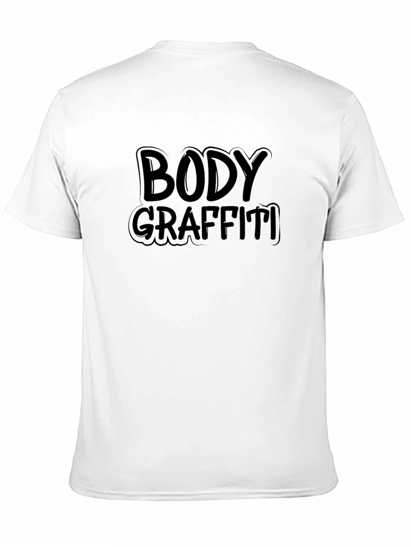 Body Graffiti Black T-Shirt - Unique Design