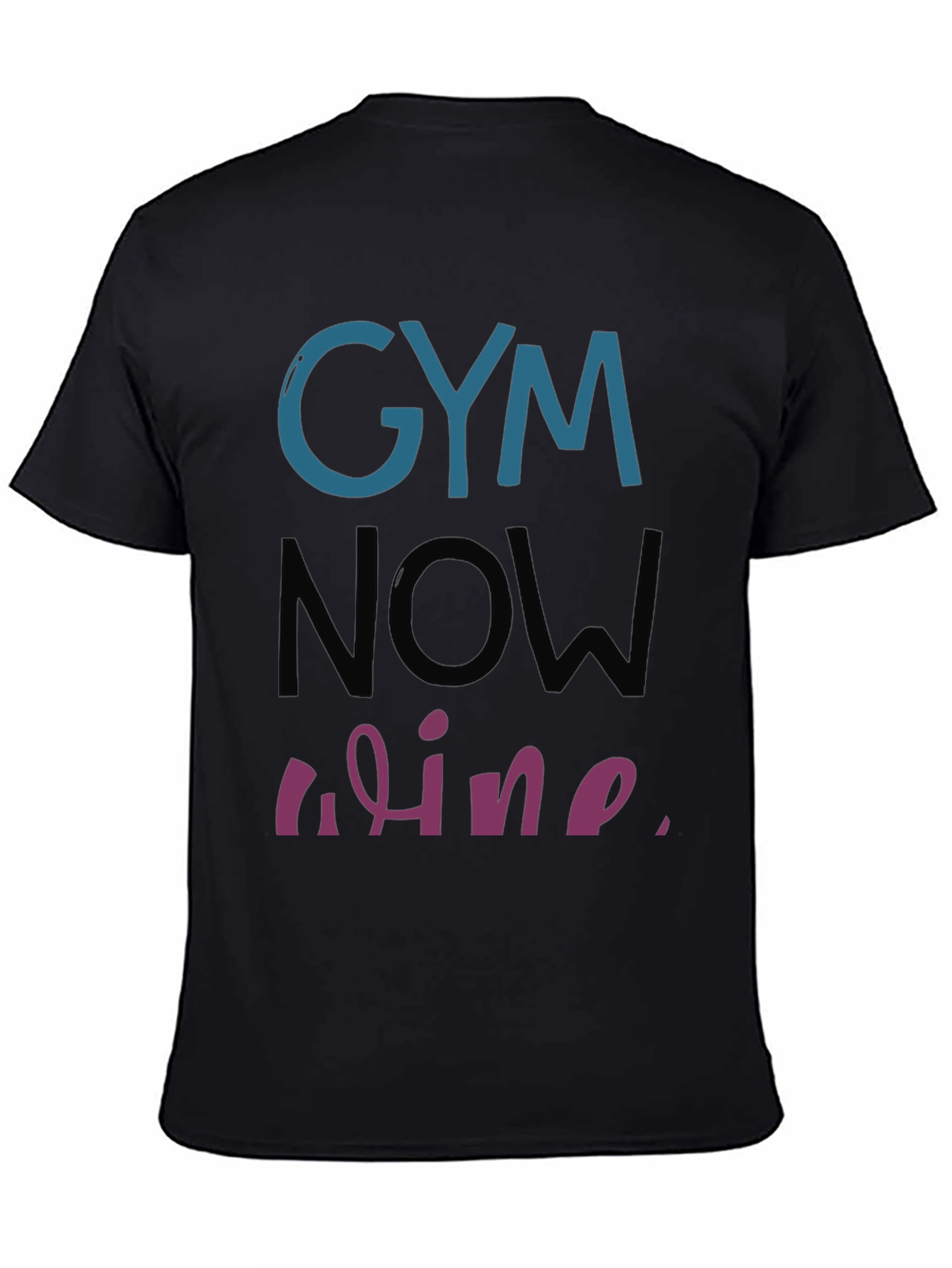 Gym Then Wine T-Shirt Workout Humor Tee