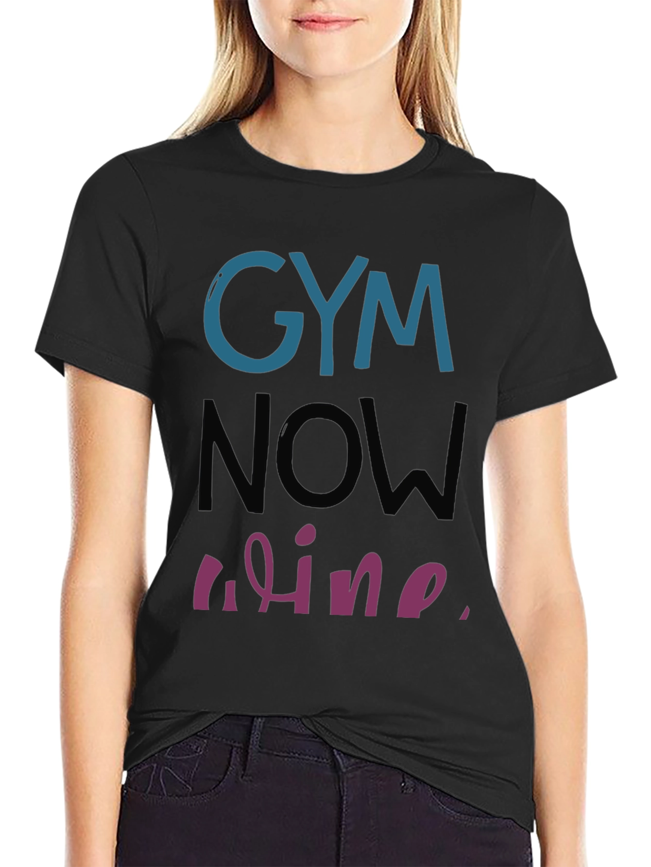 Gym Then Wine T-Shirt Workout Humor Tee