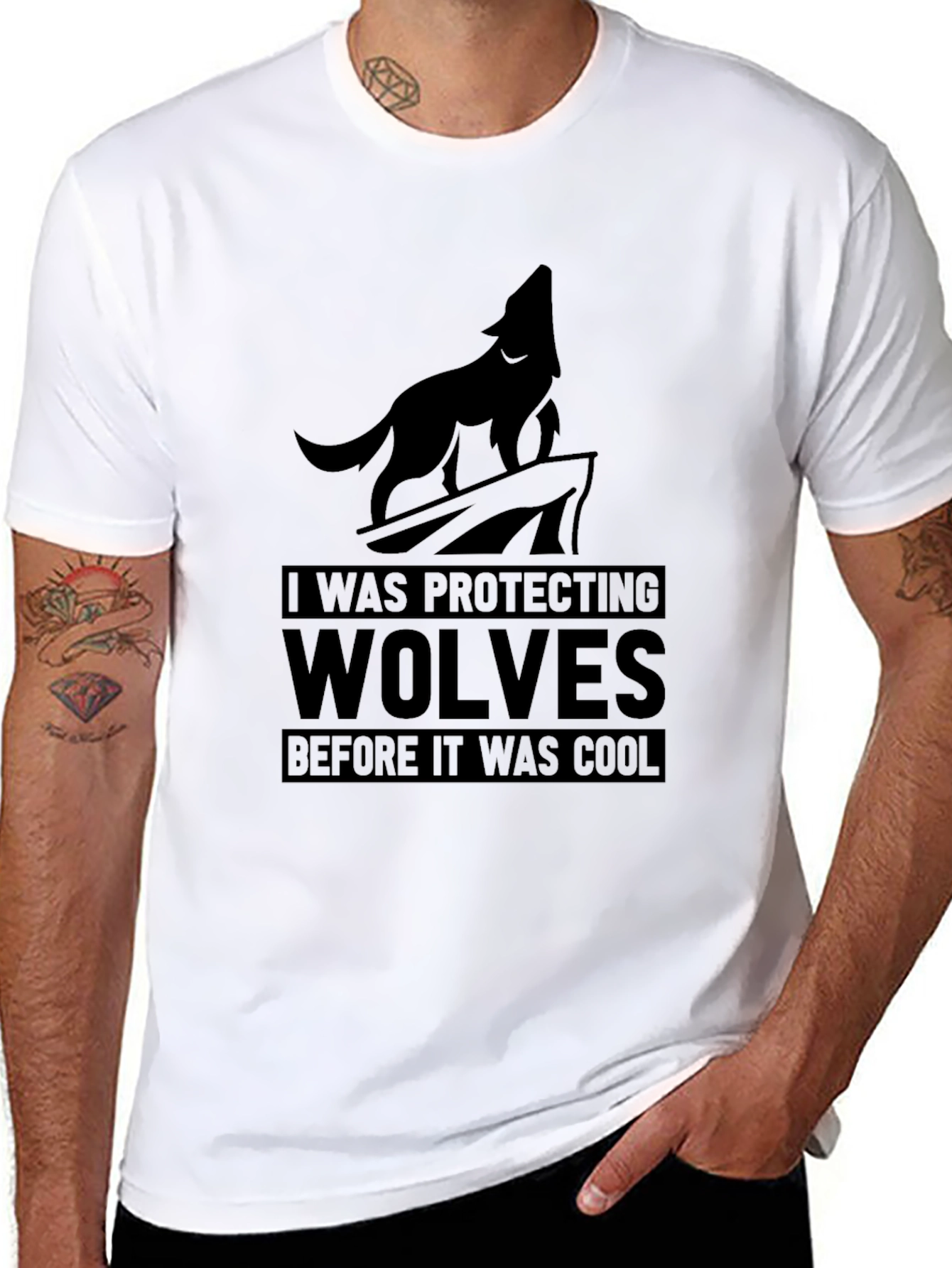Protecting Wolves Graphic T-Shirt