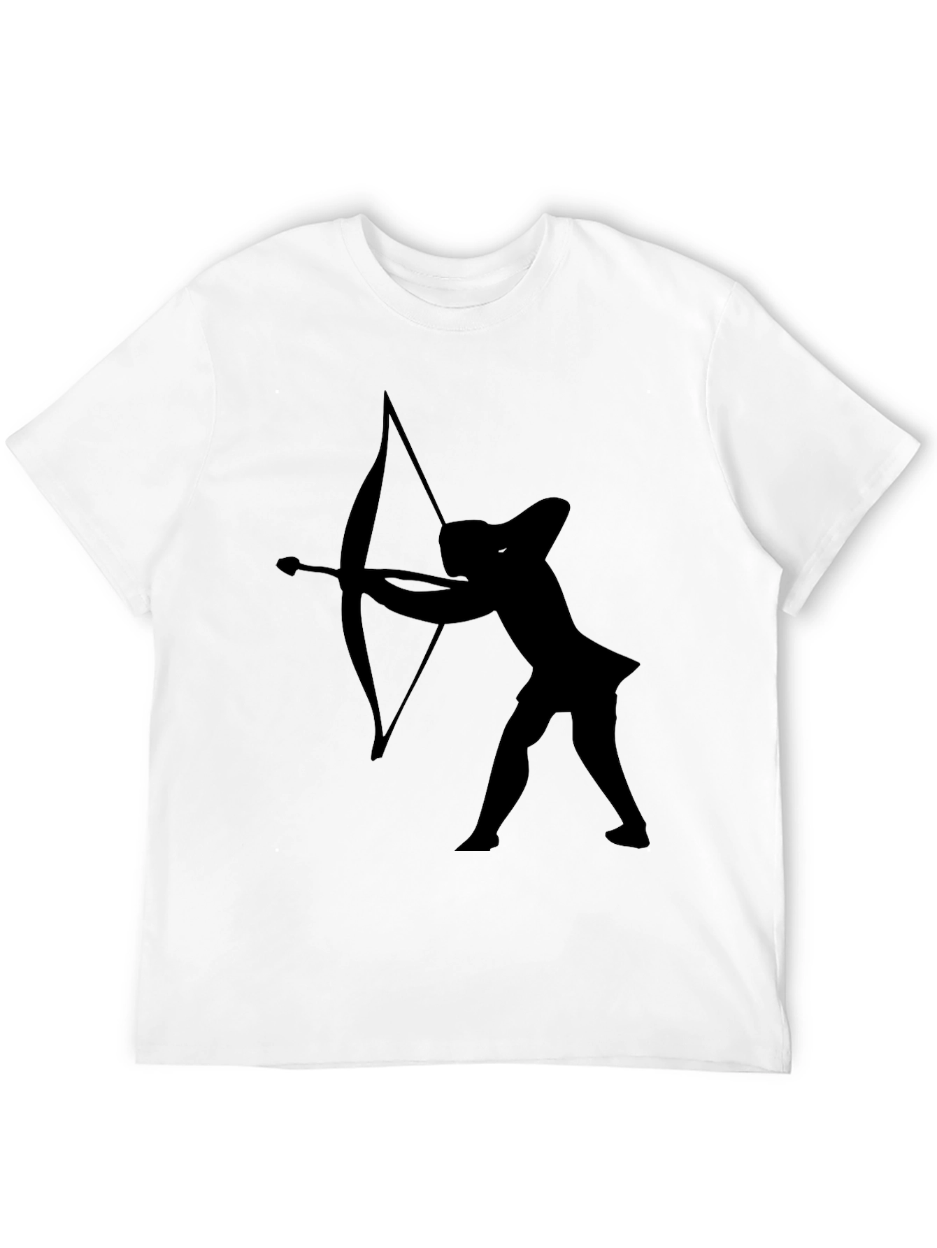 Sagittarius Graphic Tee - Black Cotton T-Shirt