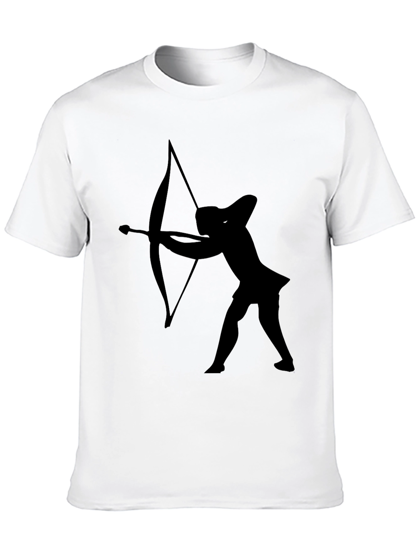 Sagittarius Graphic Tee - Black Cotton T-Shirt