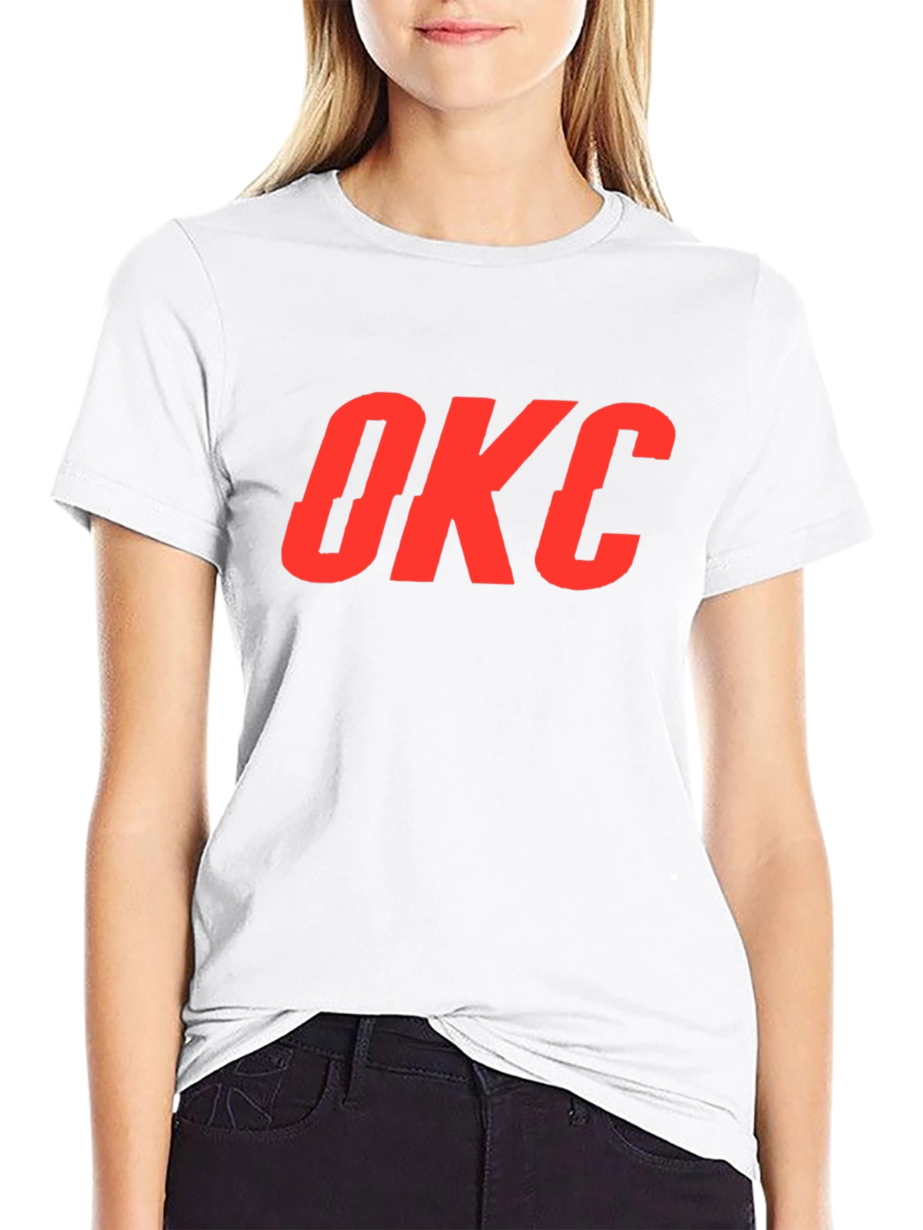 OKC Graphic Tee - Black Cotton T-Shirt
