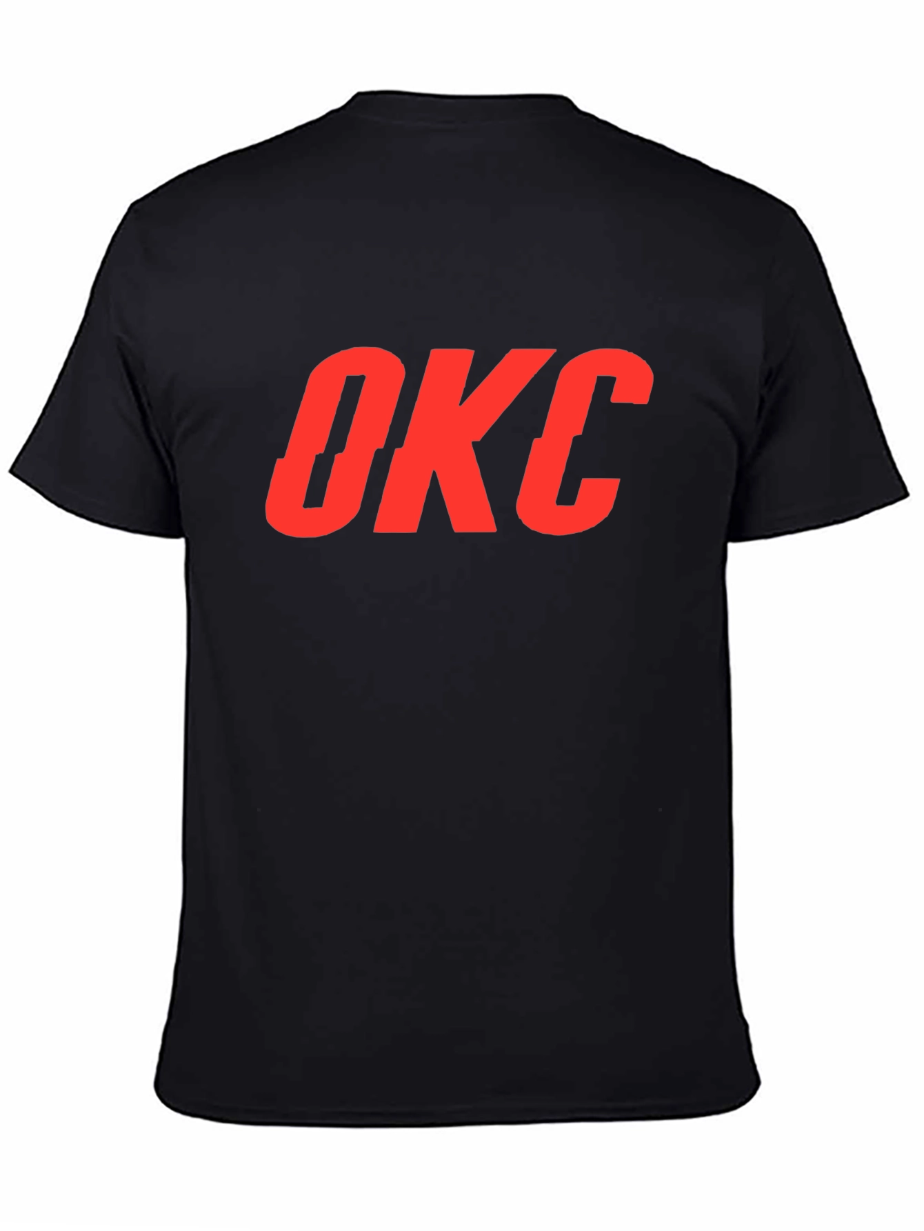 OKC Graphic Tee - Black Cotton T-Shirt