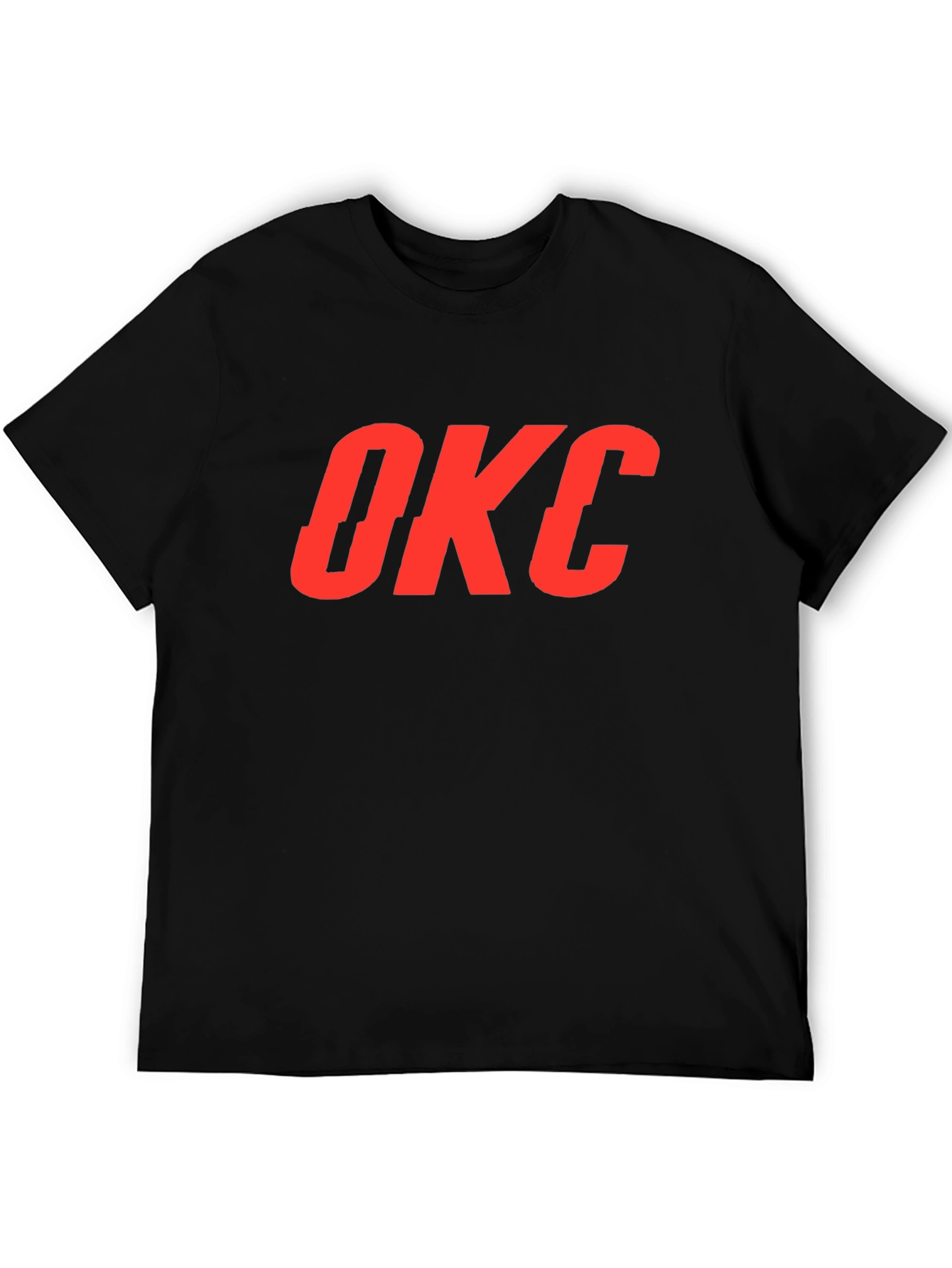 OKC Graphic Tee - Black Cotton T-Shirt