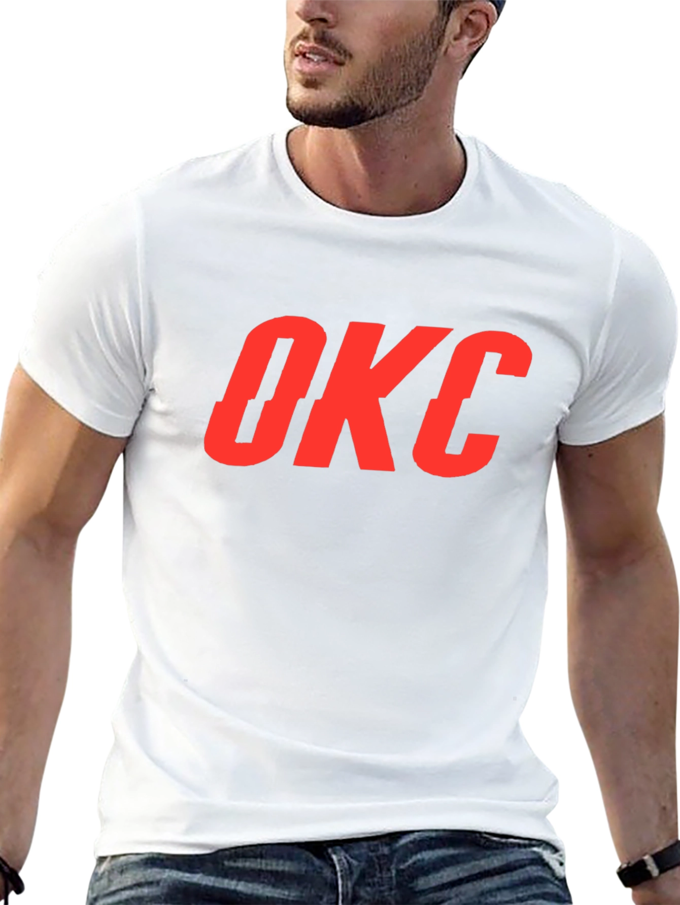 OKC Graphic Tee - Black Cotton T-Shirt